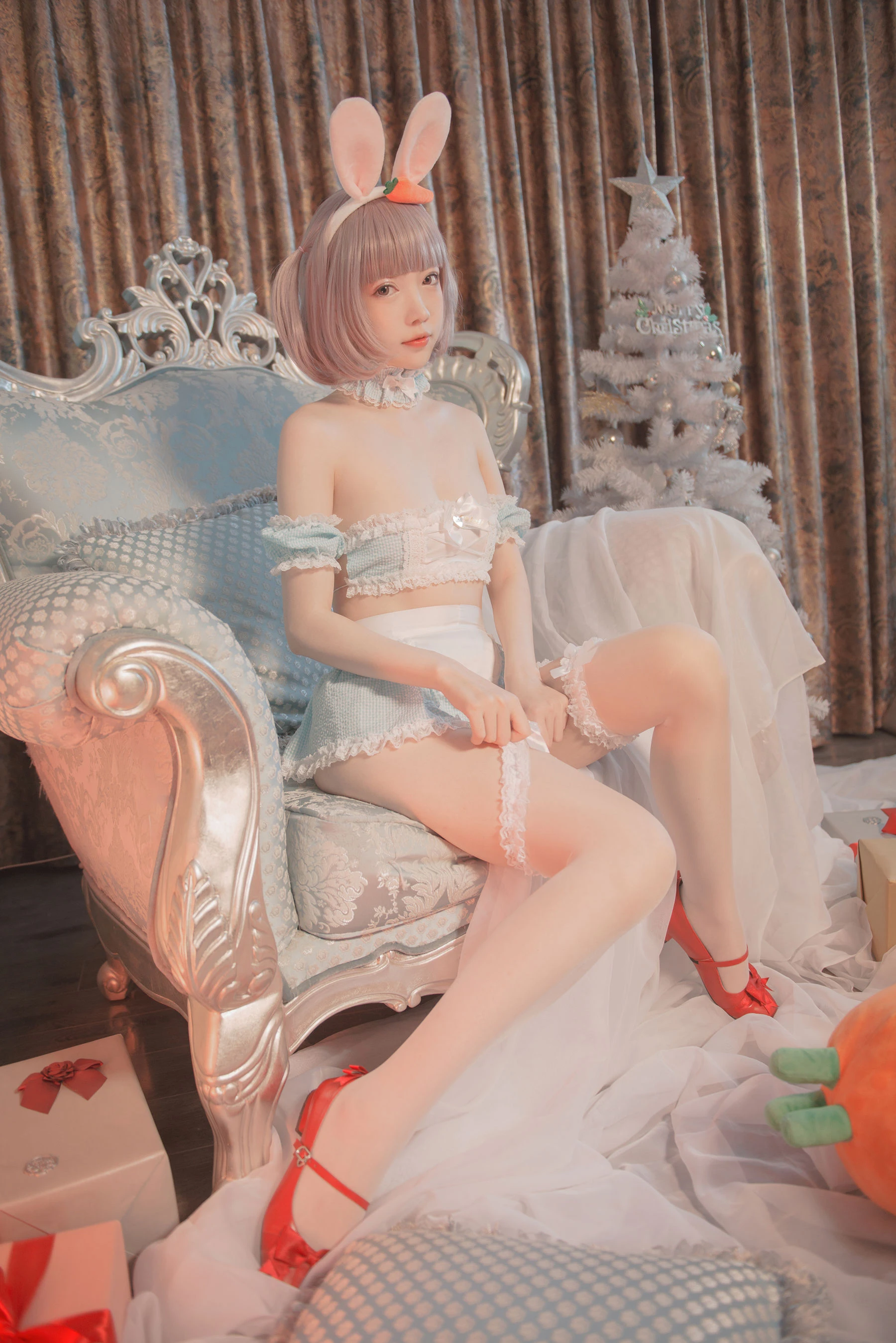大胸萌妹妖少you1 – 雪兔插图5