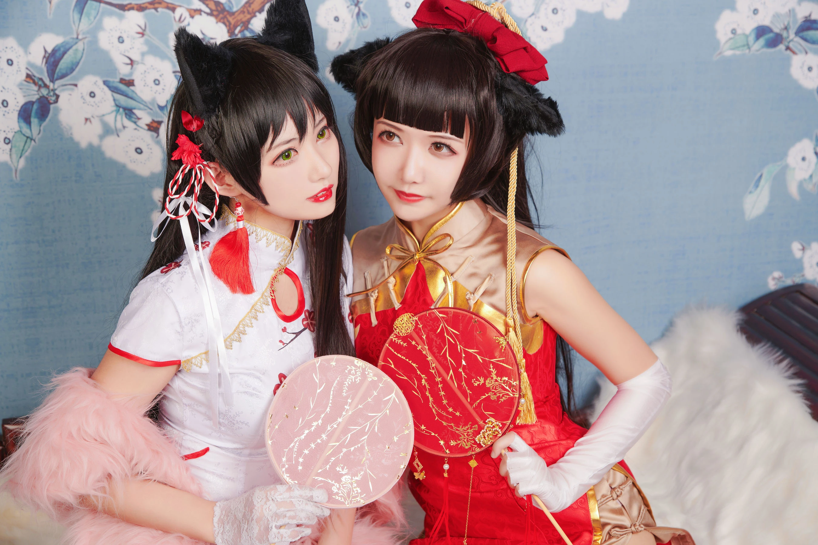 源纱希喵喵喵&Meiyi_烛墨 犬獒旗袍插图6