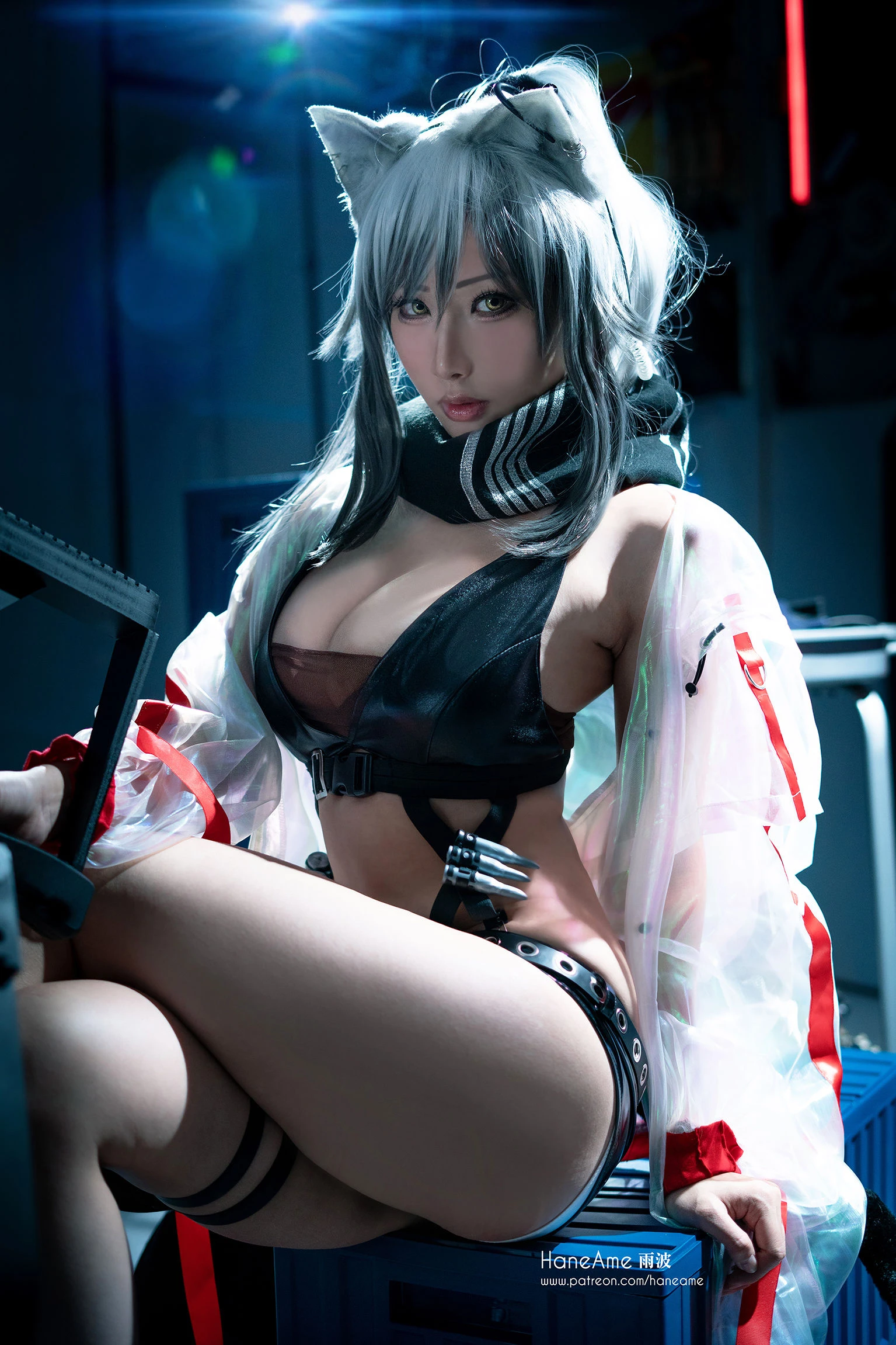 Hane Ame 雨波写真 – 明日方舟黑插图7