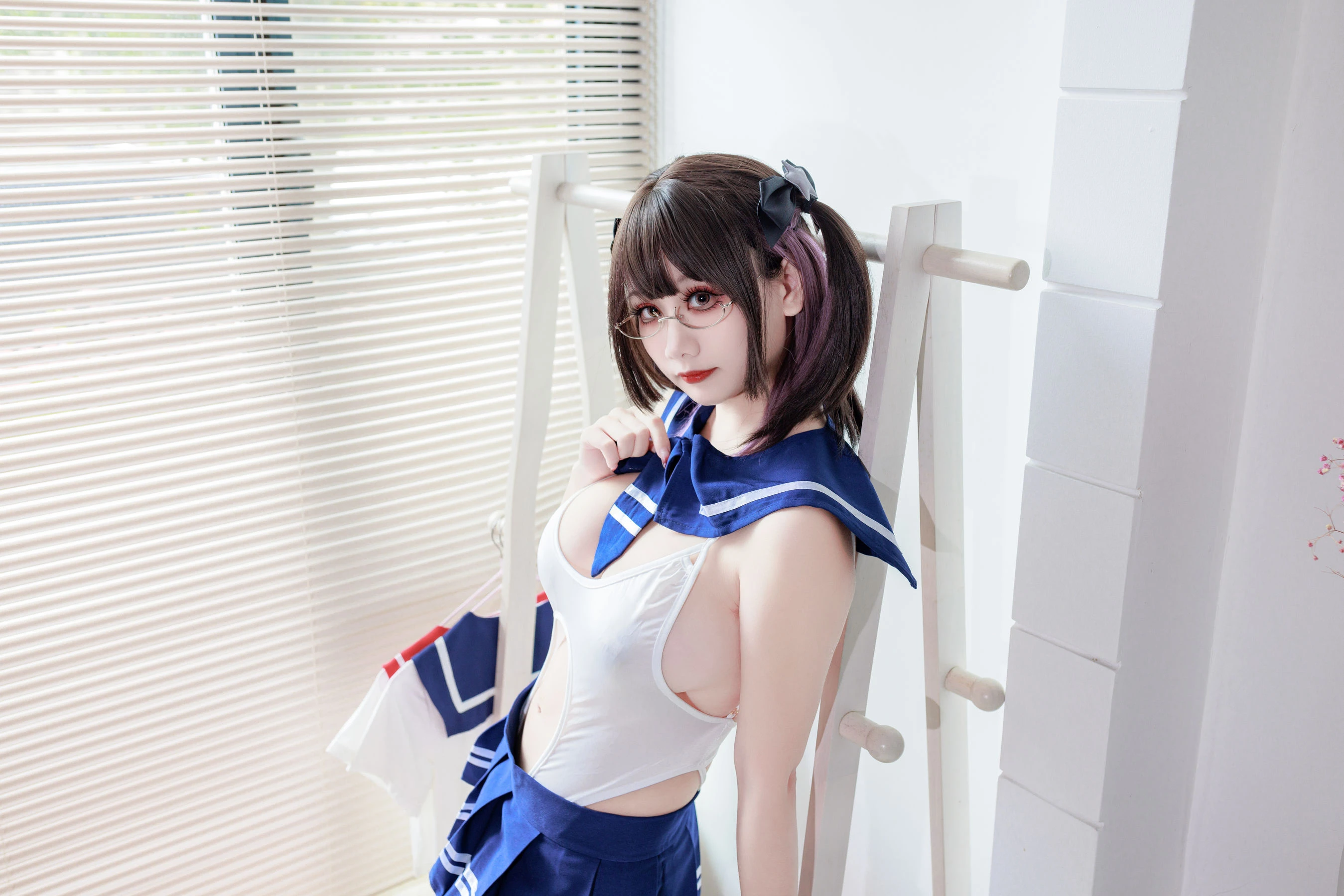 阿雪雪 – 连体水手服 [19P]插图8