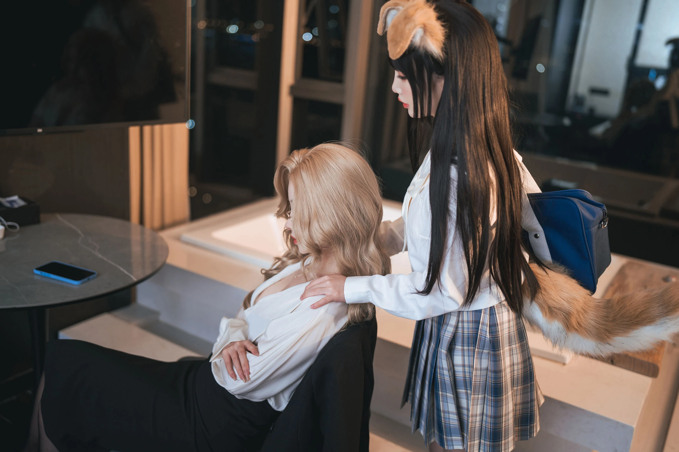 rioko凉凉子&面饼仙儿 – 女上司双人版 [40P]插图2