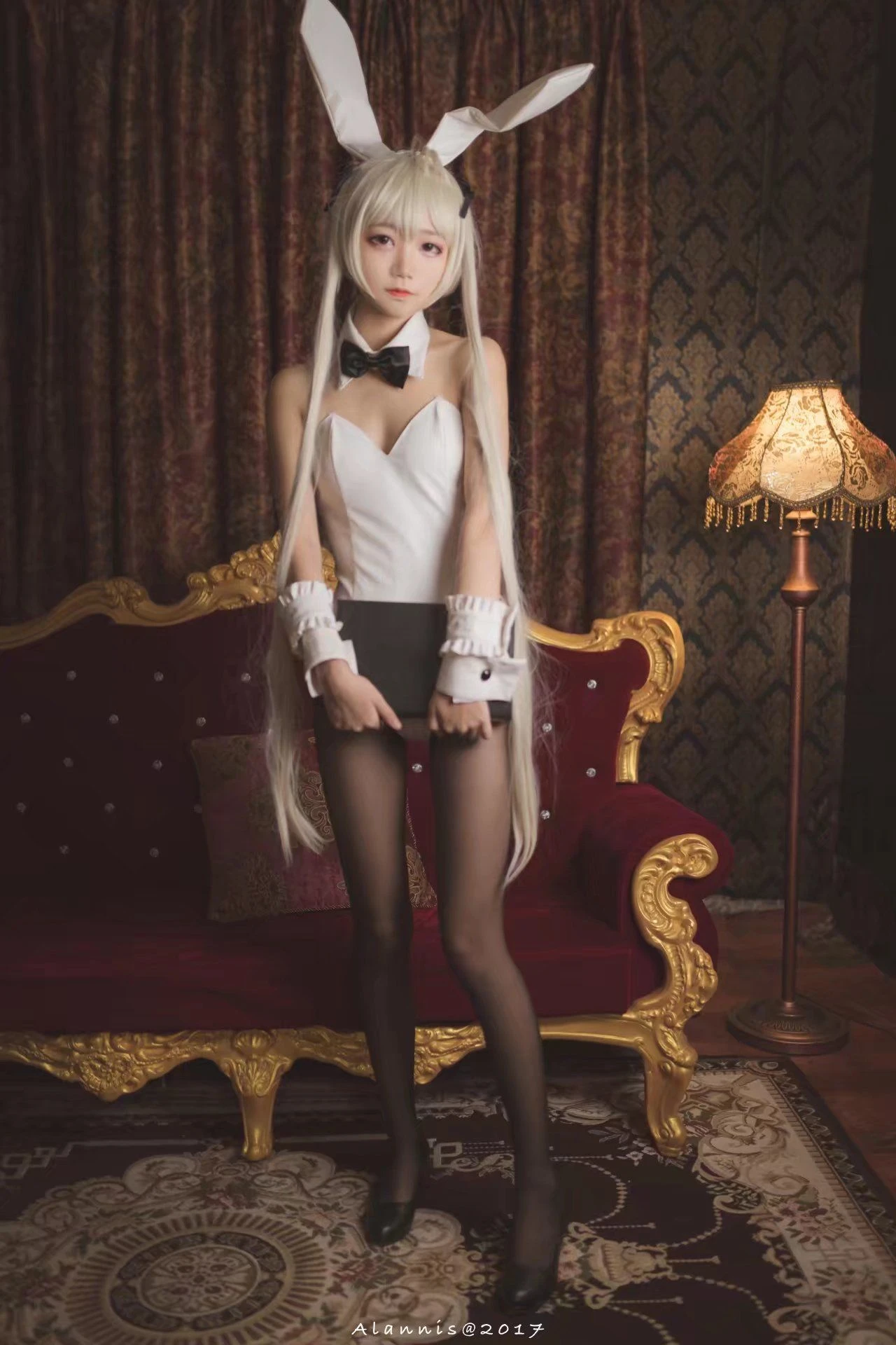 清纯少女五更百鬼 – 兔女郎+白丝美腿插图3