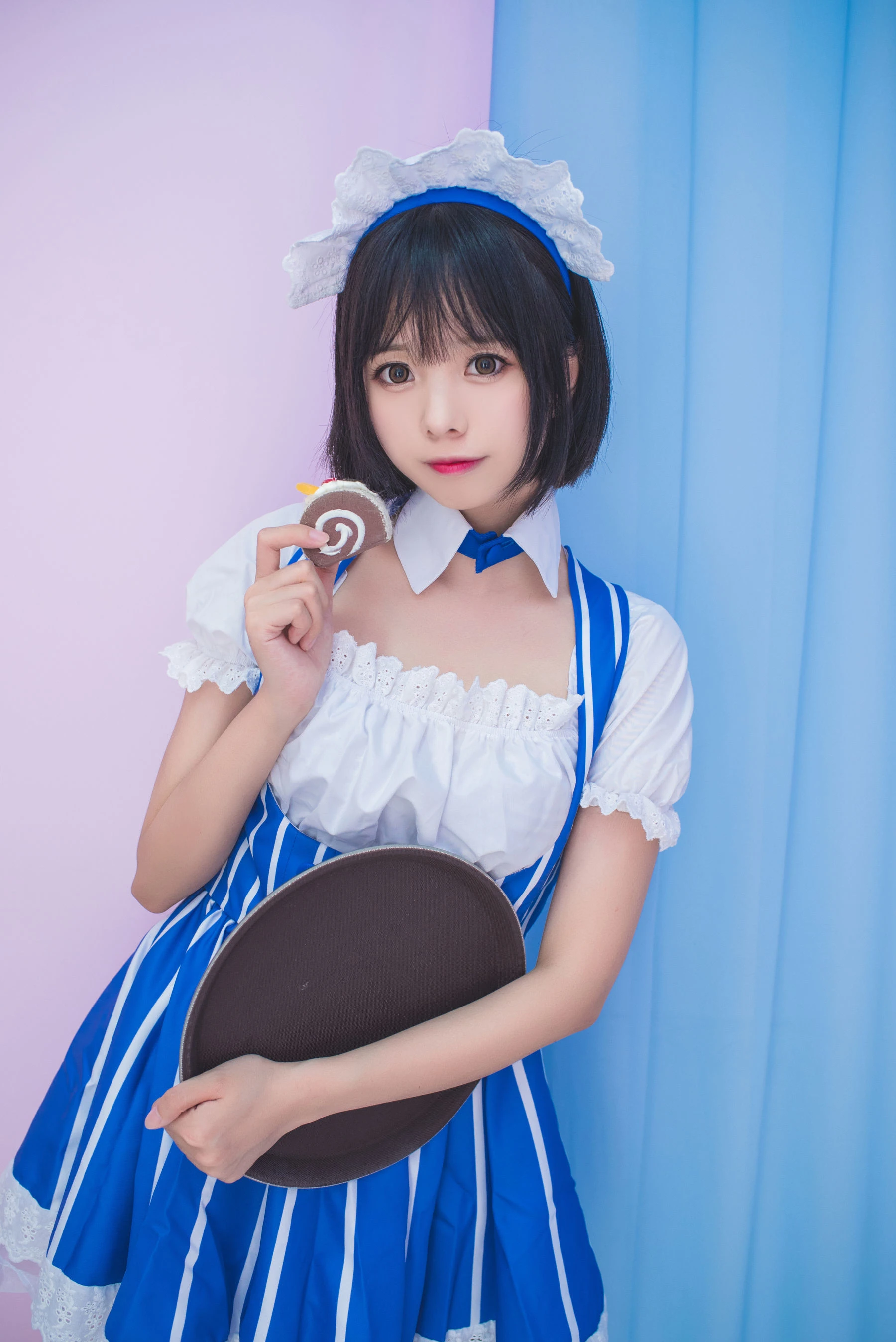 白金Saki – 女仆插图5