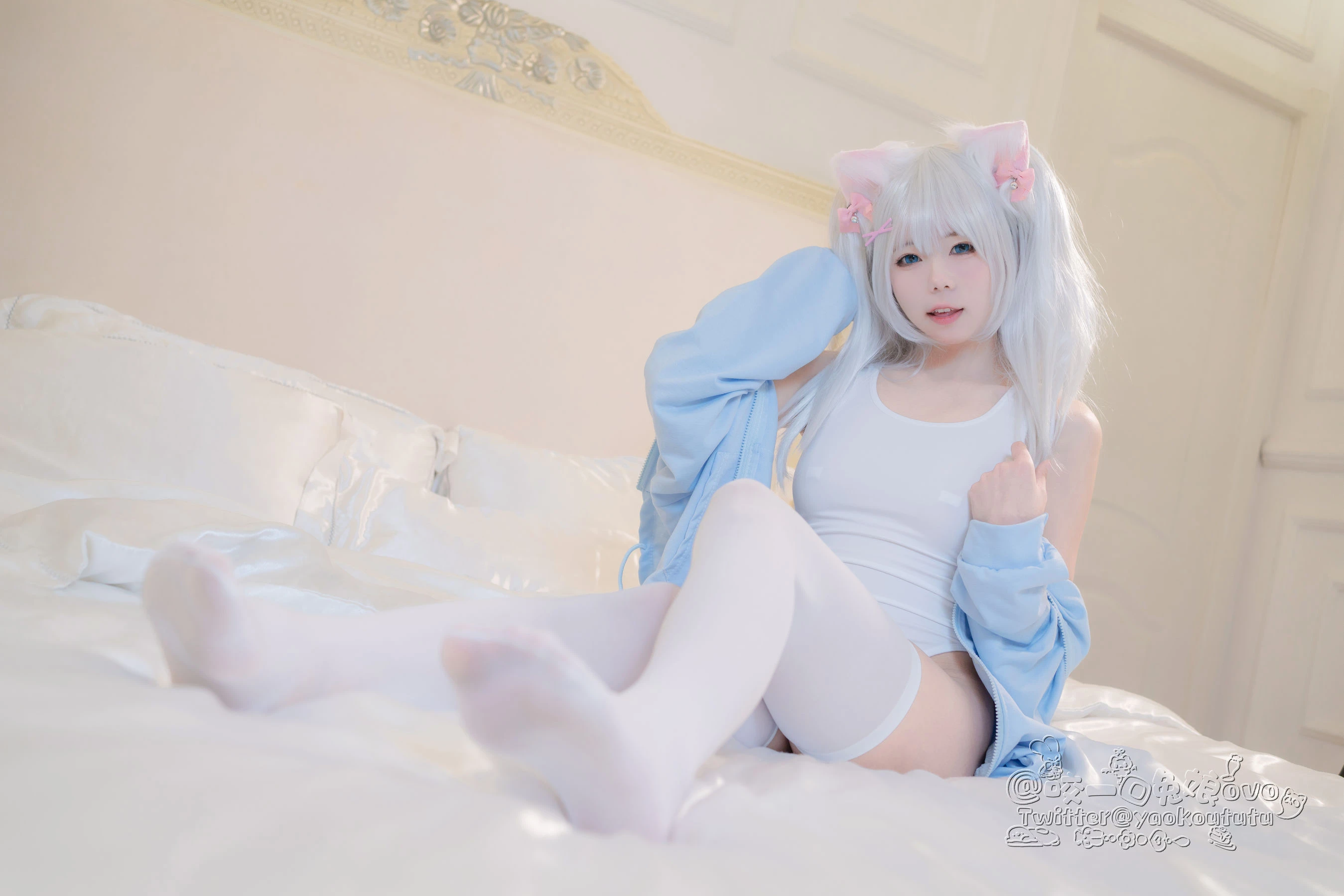 咬一口兔娘 – 做你的猫 [55P]插图6