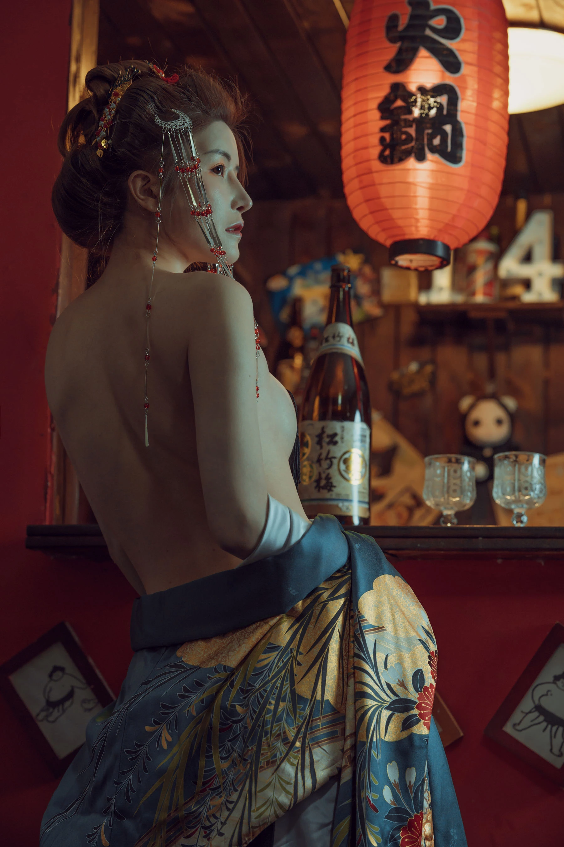 鹿八岁 – 酒醉的和服少女 [40P]插图3