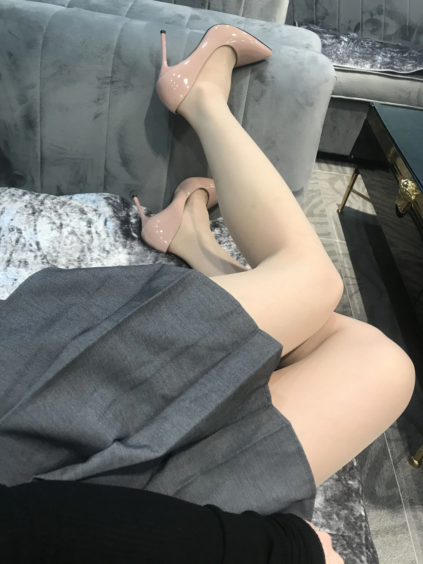 丝足博主麋鹿_Monroe 2020.03.06 居家丝秀插图1