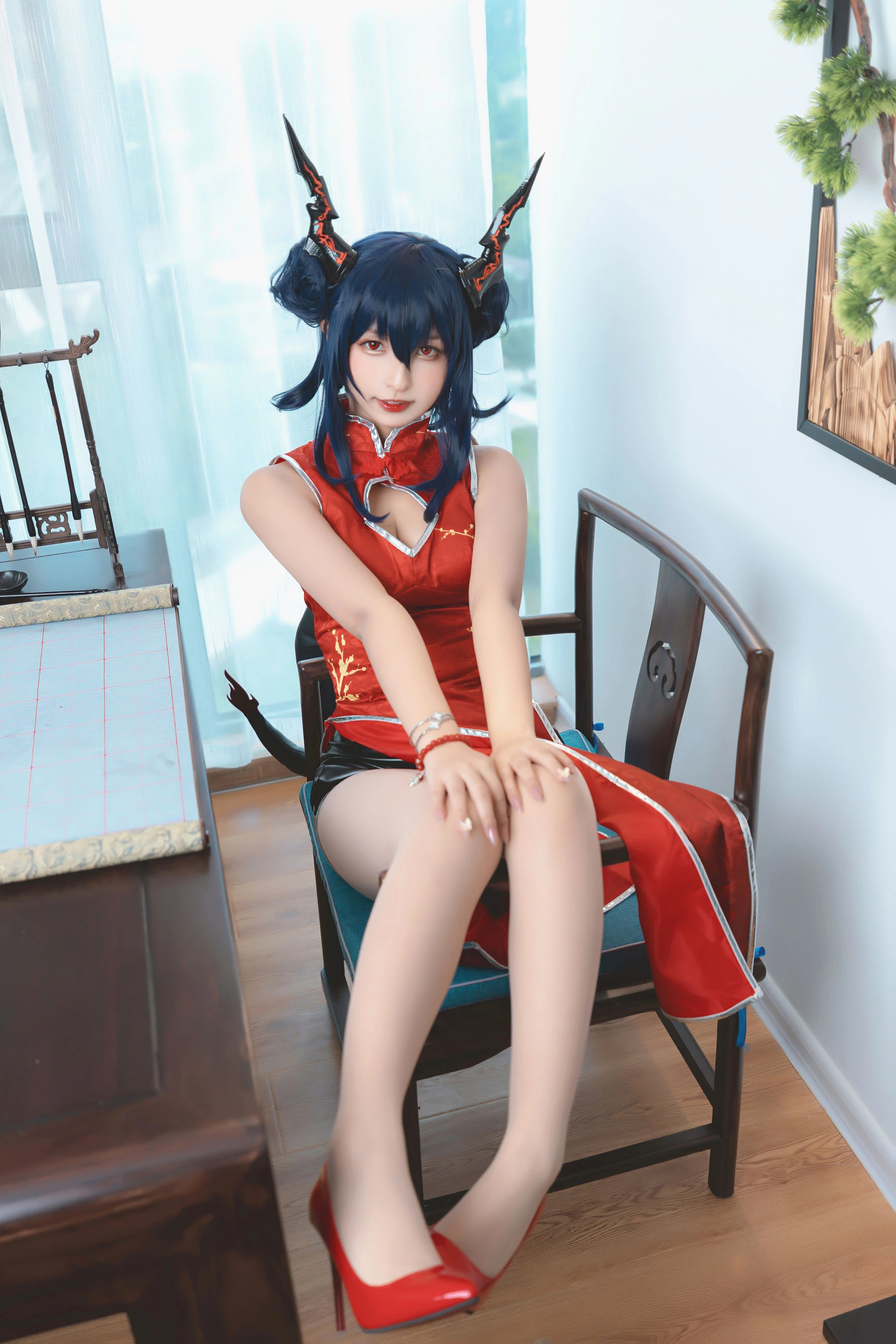 萝莉神楽坂真冬 – 旗袍魔女插图5