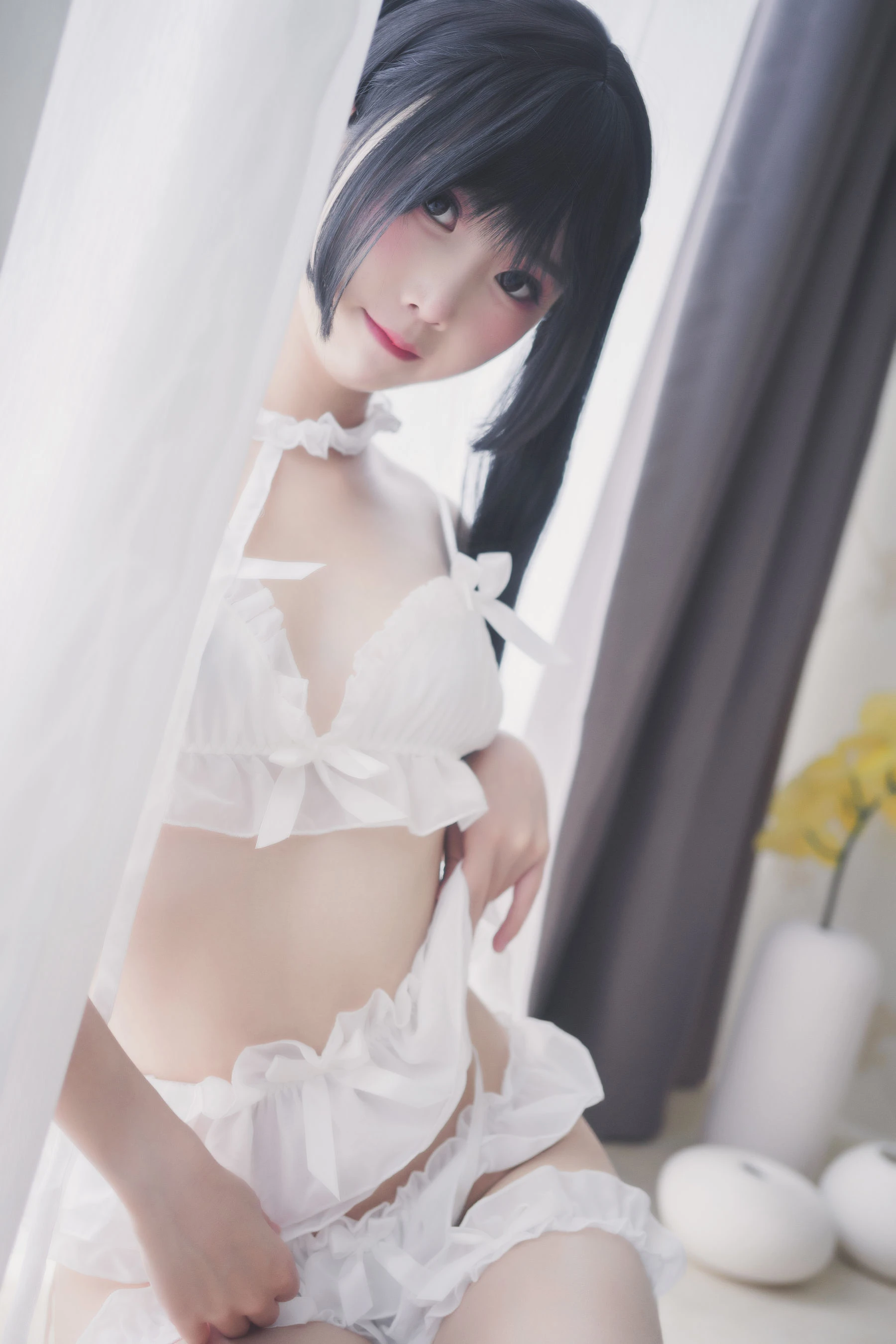 面饼仙儿 – 脑内少女 白内衣插图7