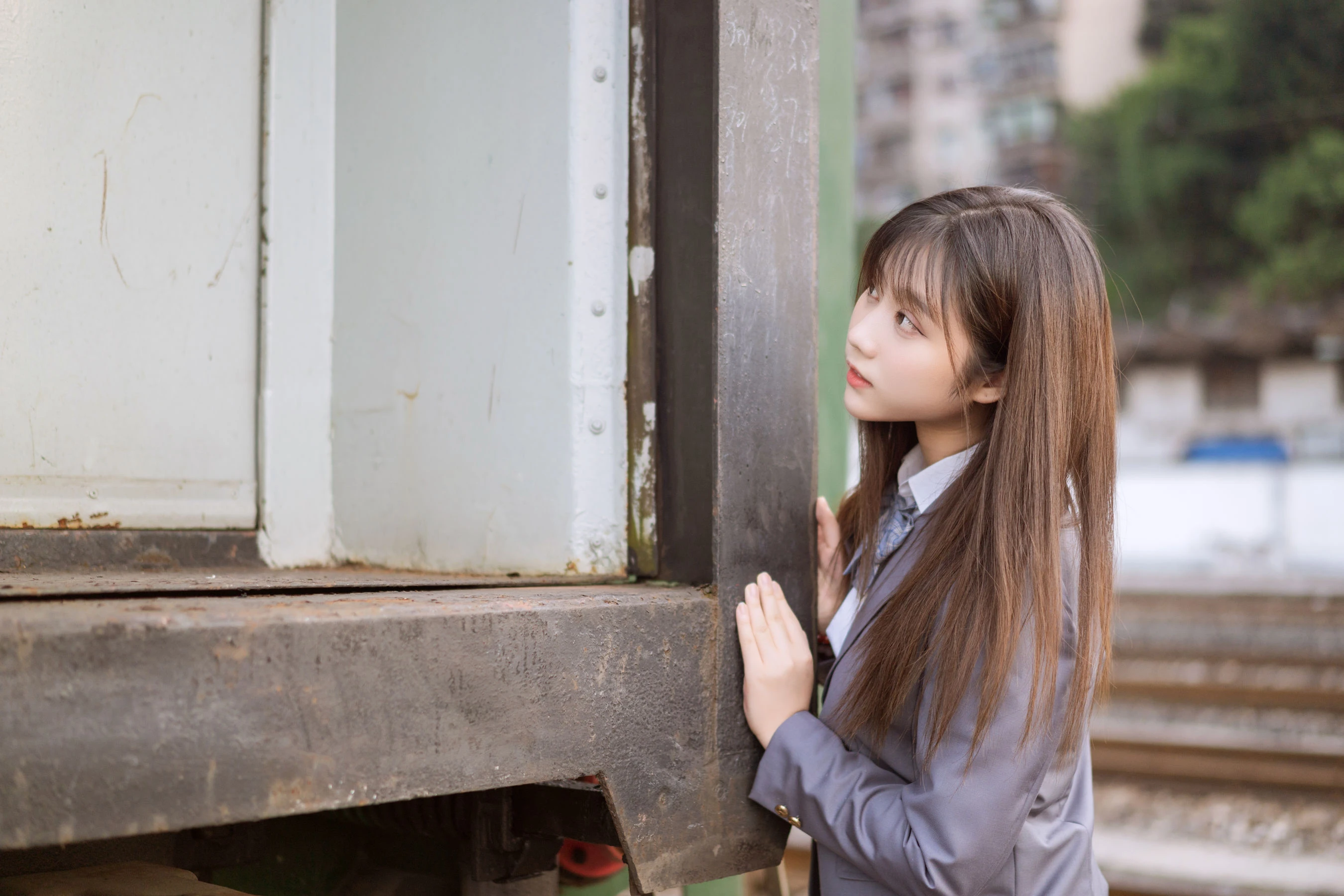 微博福利姬镜酱 私奔之制服插图8