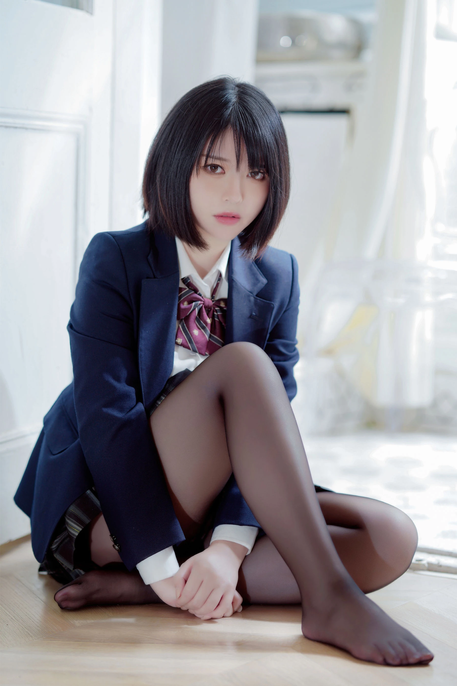 半半子 – 彼女の制服姿が好き插图7