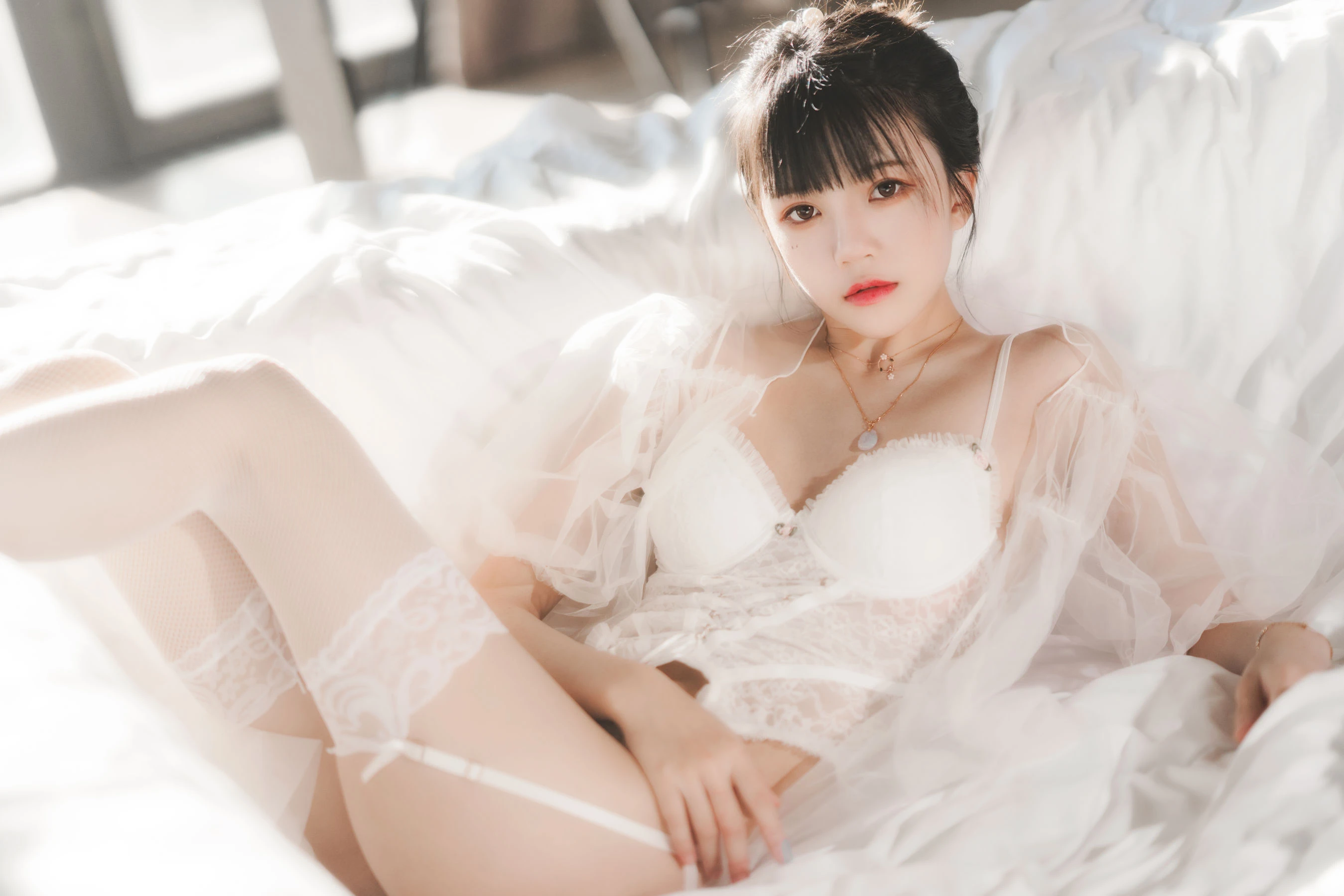 桜桃喵 – 白纱糖02插图7