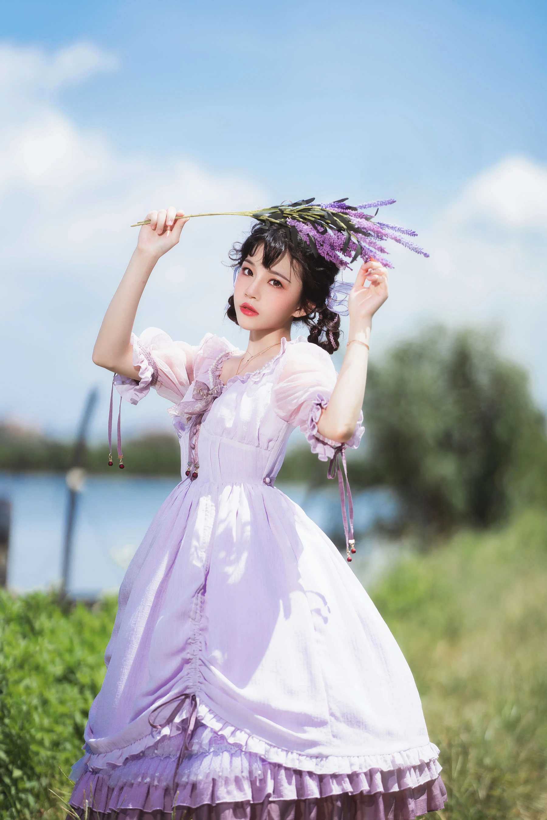 桜桃喵 – 少女之紫萱高清在线免费欣赏–微密图社-微密图社