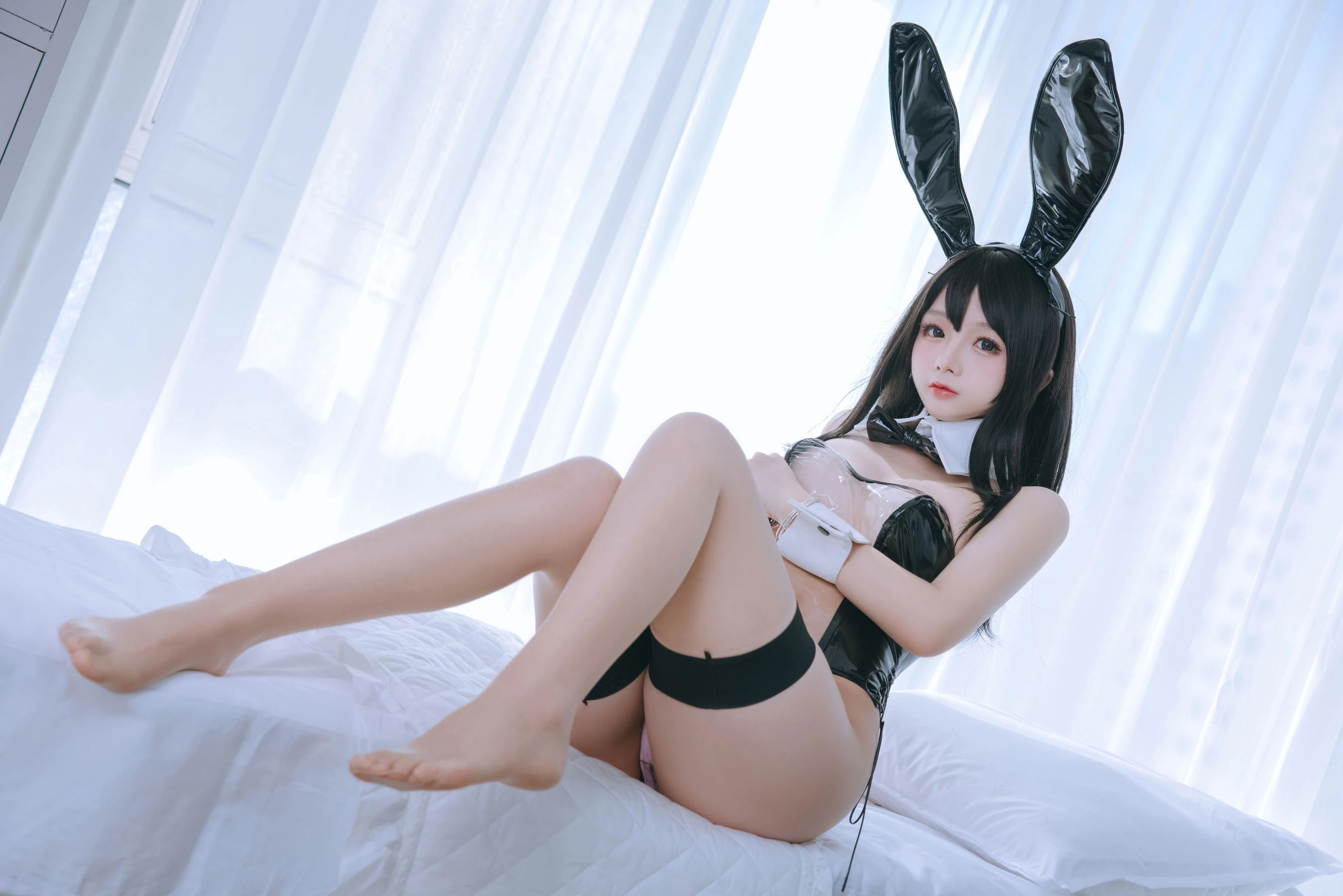 Cosplay日奈娇 – 透明兔女郎 [59P]高清在线免费欣赏–微密图社-微密图社