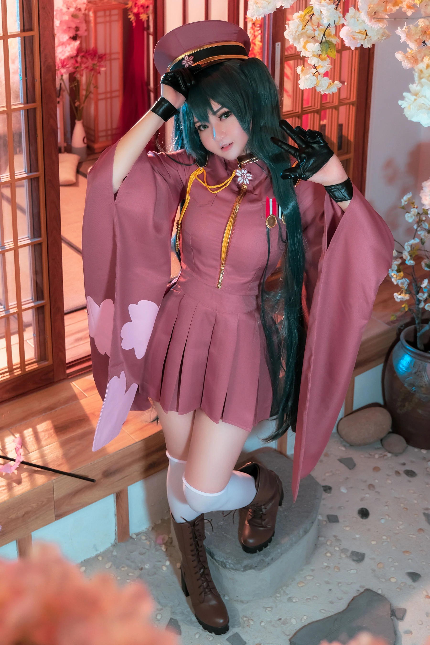 Coser小姐姐Potato Godzilla – Miku Senbonzakura高清在线免费欣赏–微密图社-微密图社