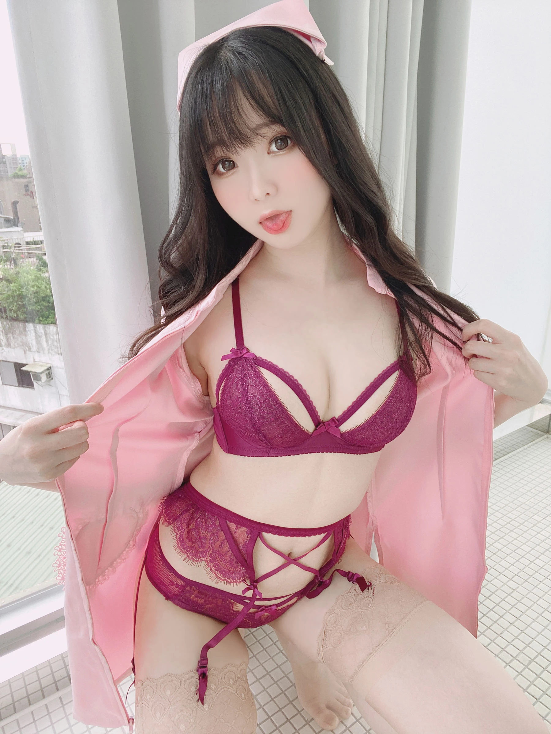 微博妹纸霜月shimo – ピンクナース__插图7