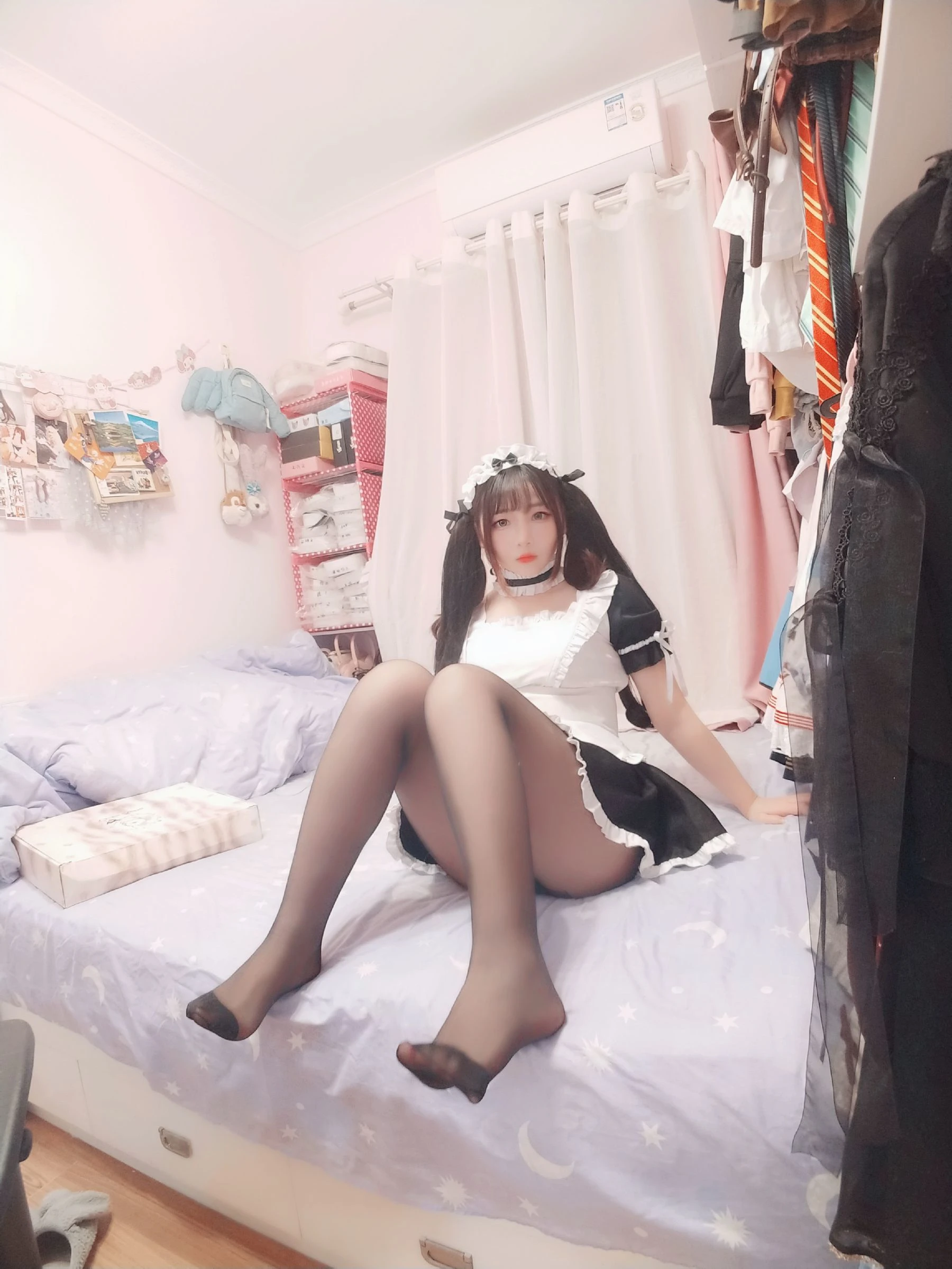 二次元美女古川kagura – 黑丝女仆插图4