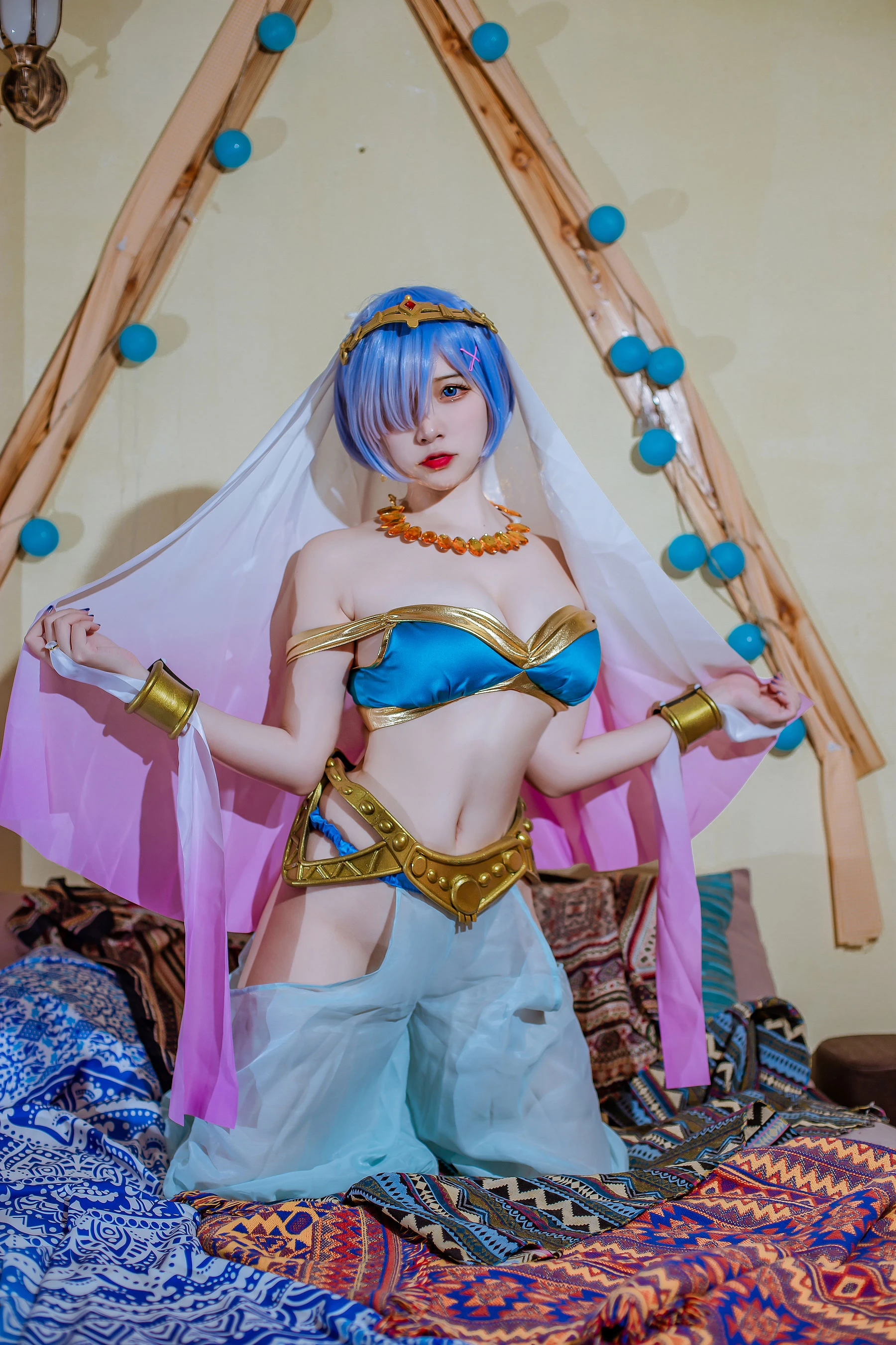 人气Coser二佐Nisa – 蕾姆舞娘插图6