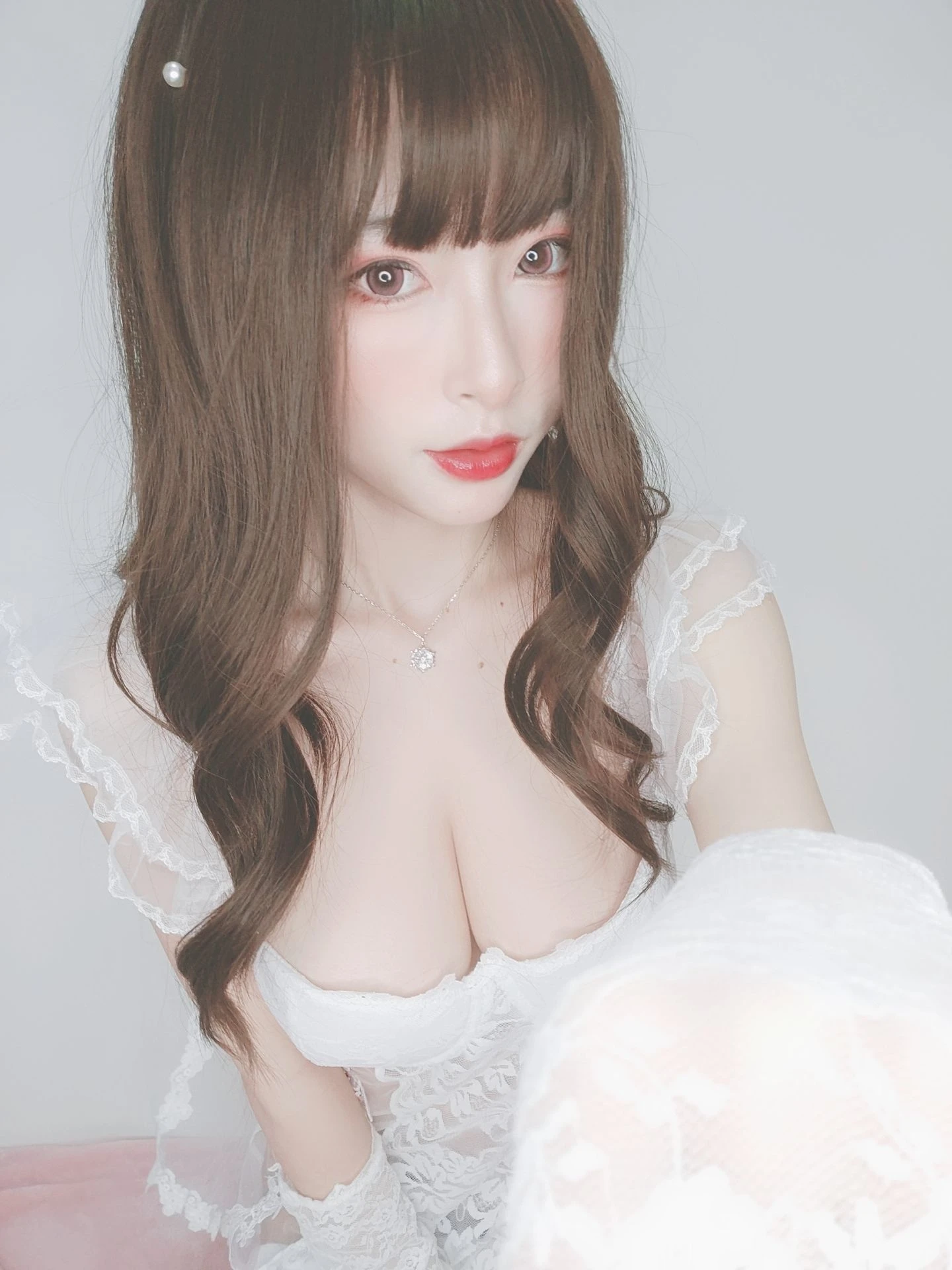 尤物清水由乃 – 花嫁自拍插图1