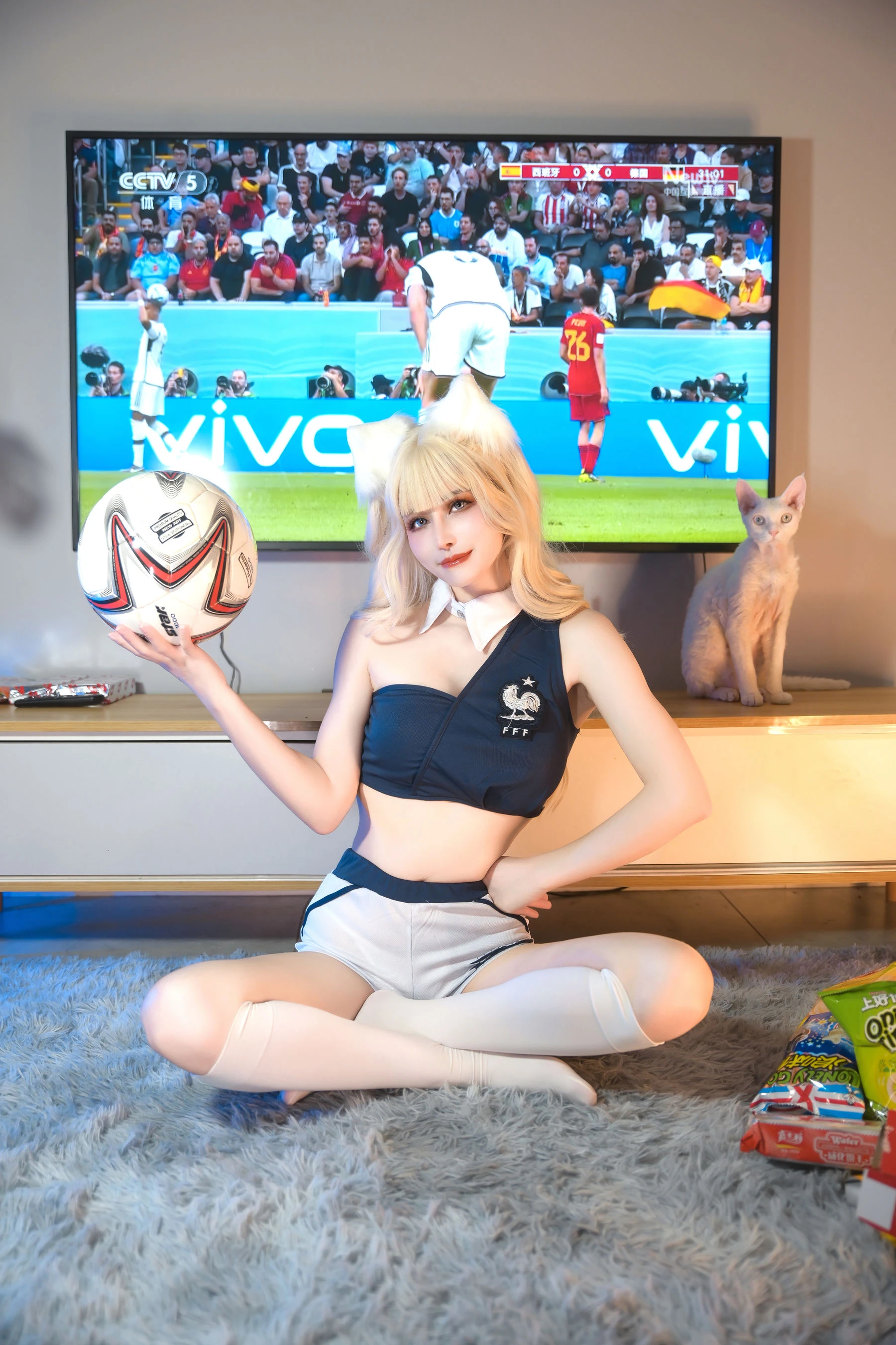 鹿八岁 – 足球少女插图3