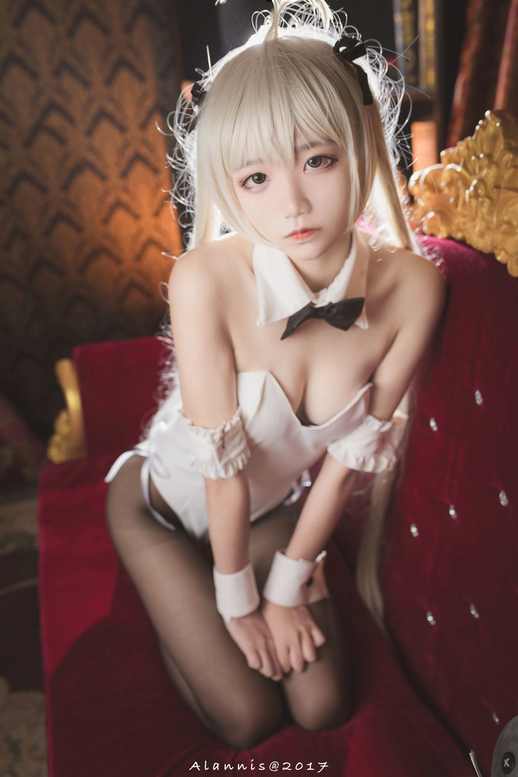清纯少女五更百鬼 – 兔女郎+白丝美腿插图2
