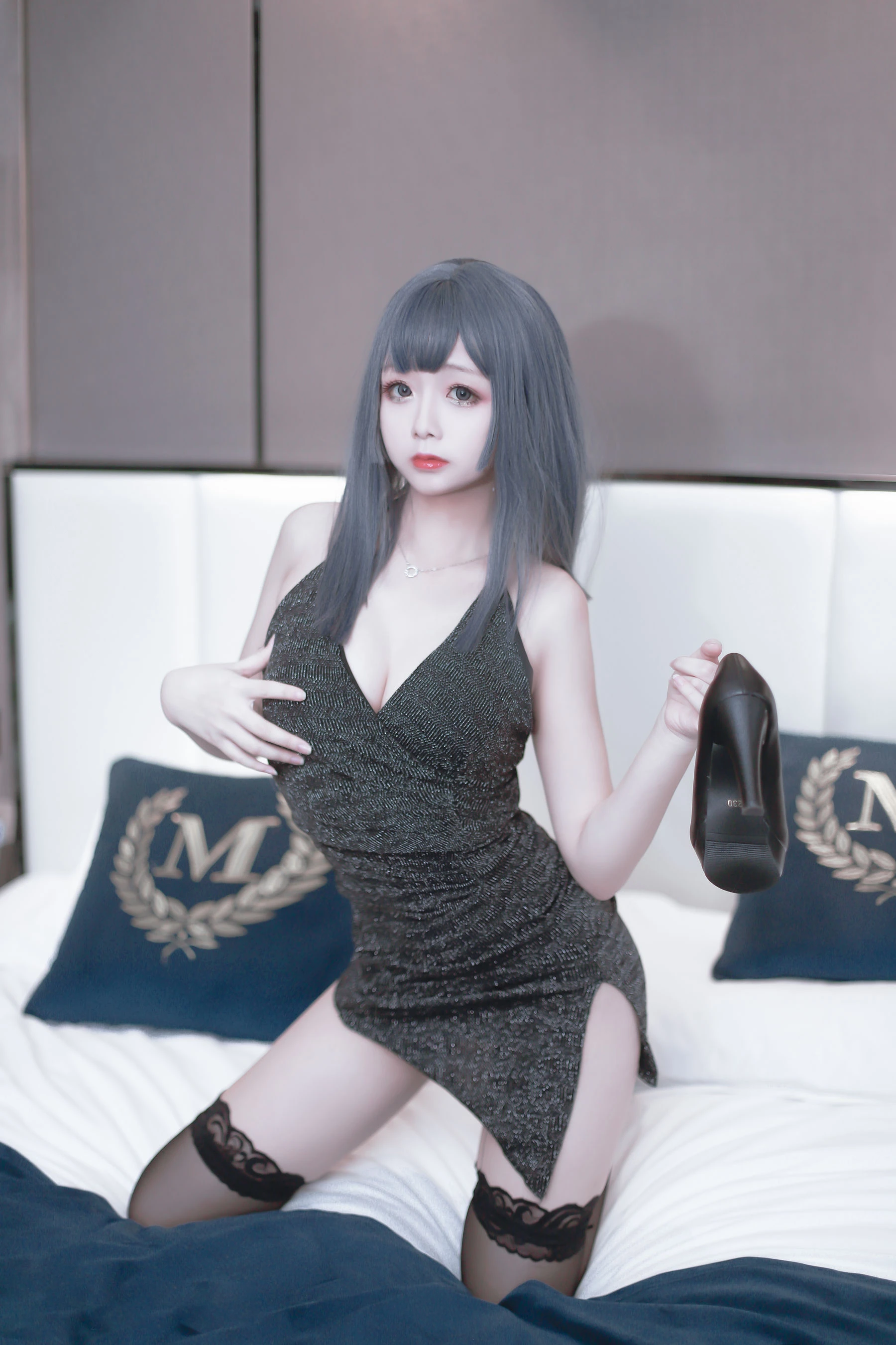 Cosplay日奈娇 – 黑色礼服 [40P]高清在线免费欣赏–微密图社-微密图社