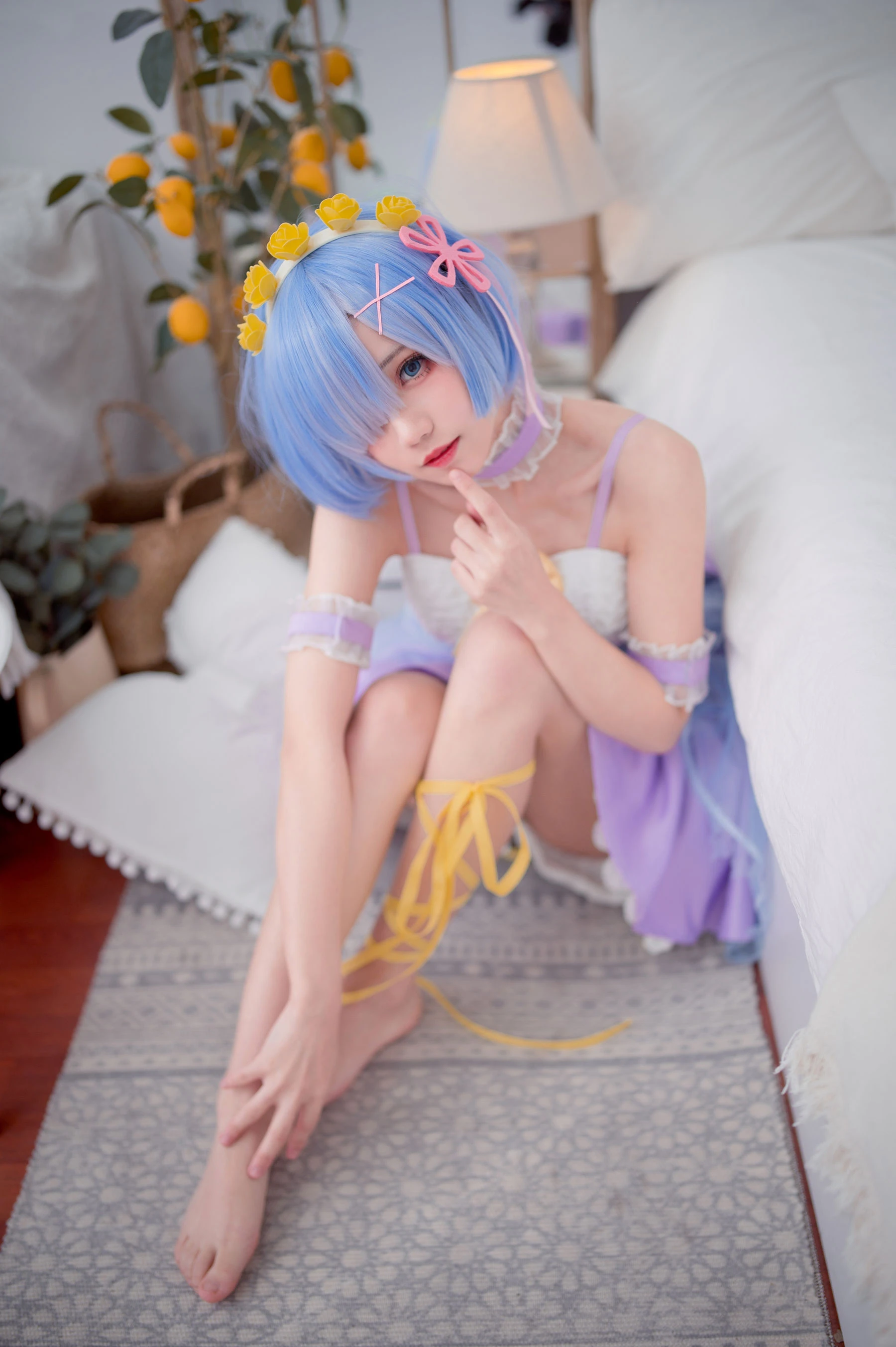 花柒Hana – 天使蕾姆插图4