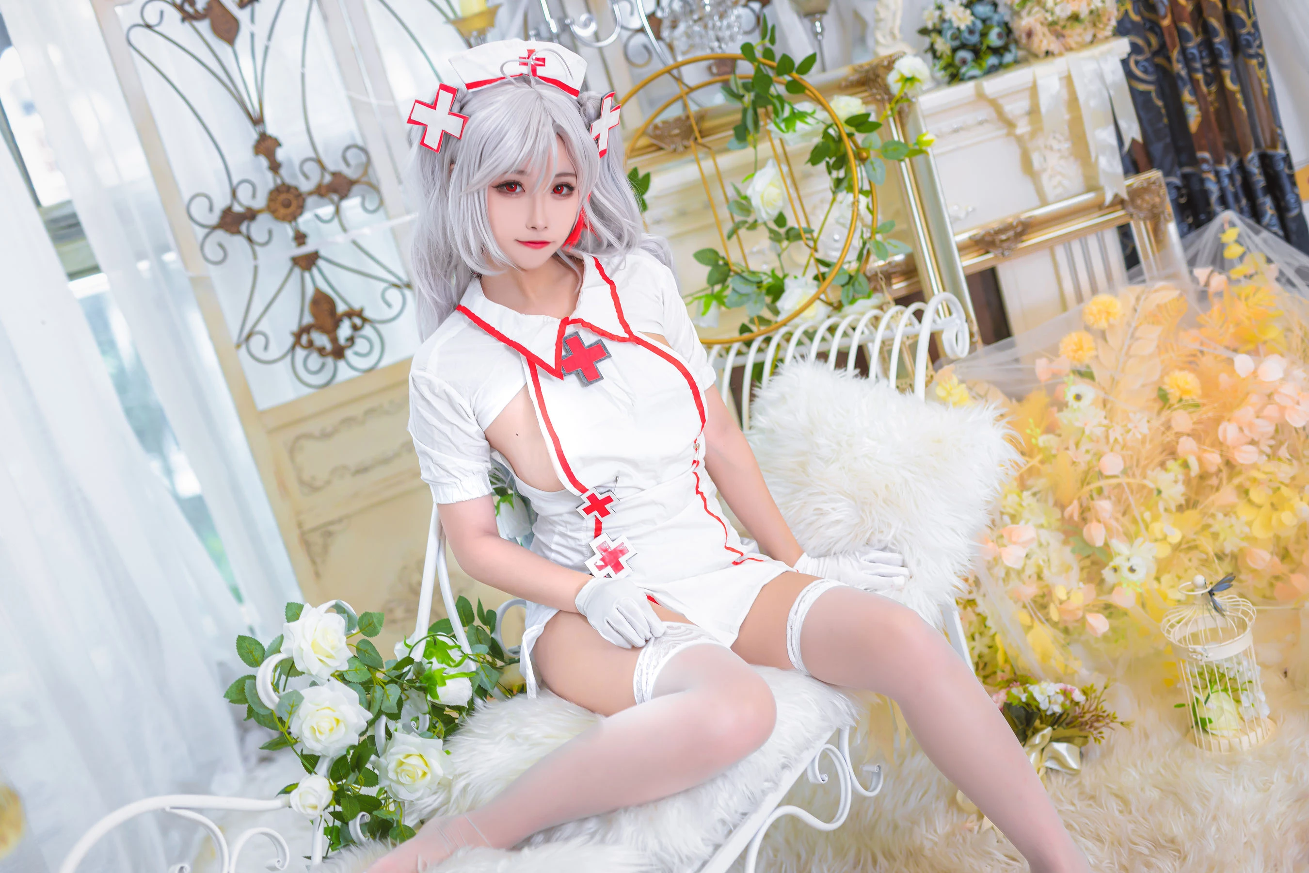 微博妹子Momoko葵葵 – 欧根之护士插图6