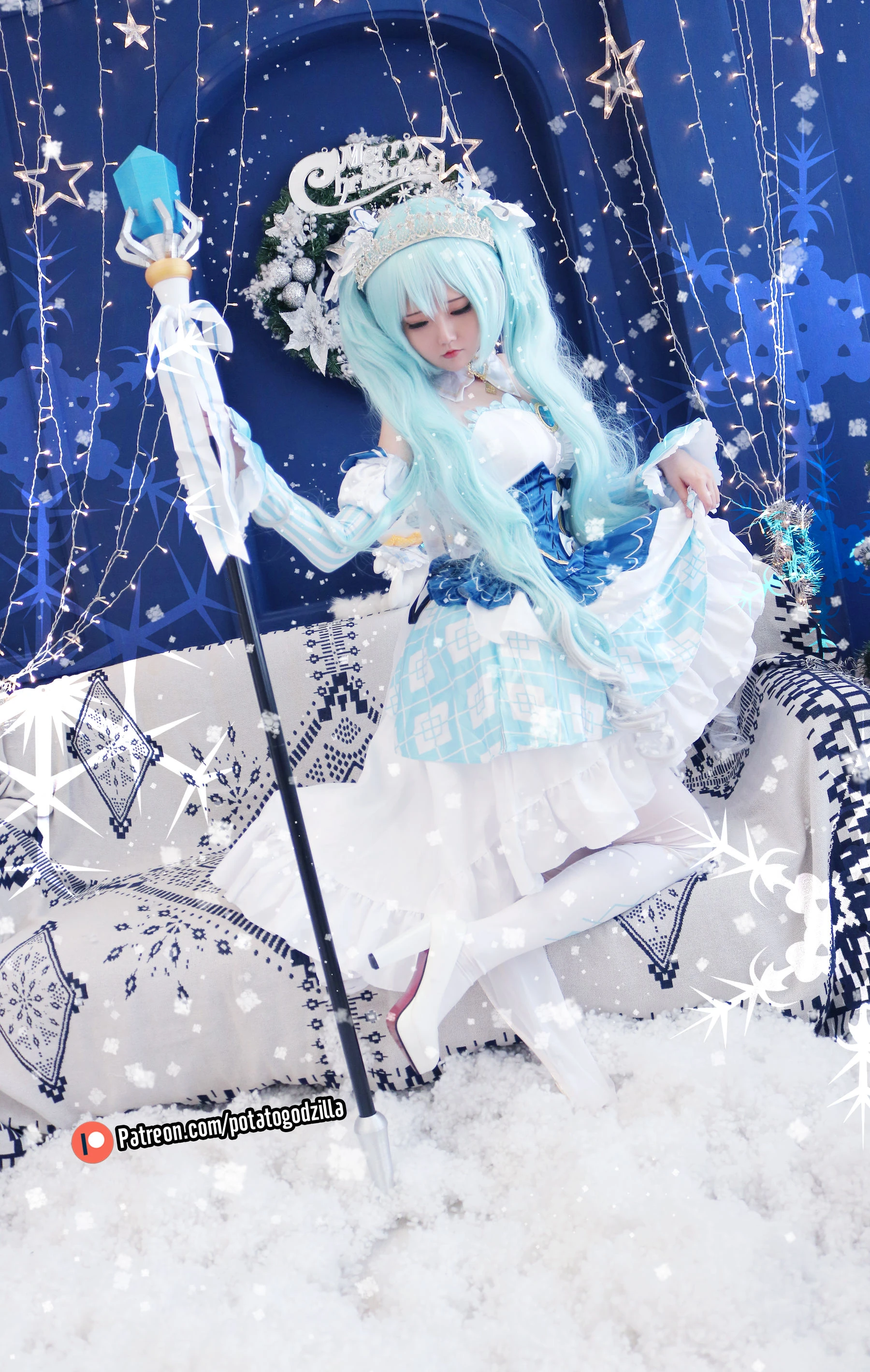 Coser小姐姐Potato Godzilla – Snow Miku [41P]插图4