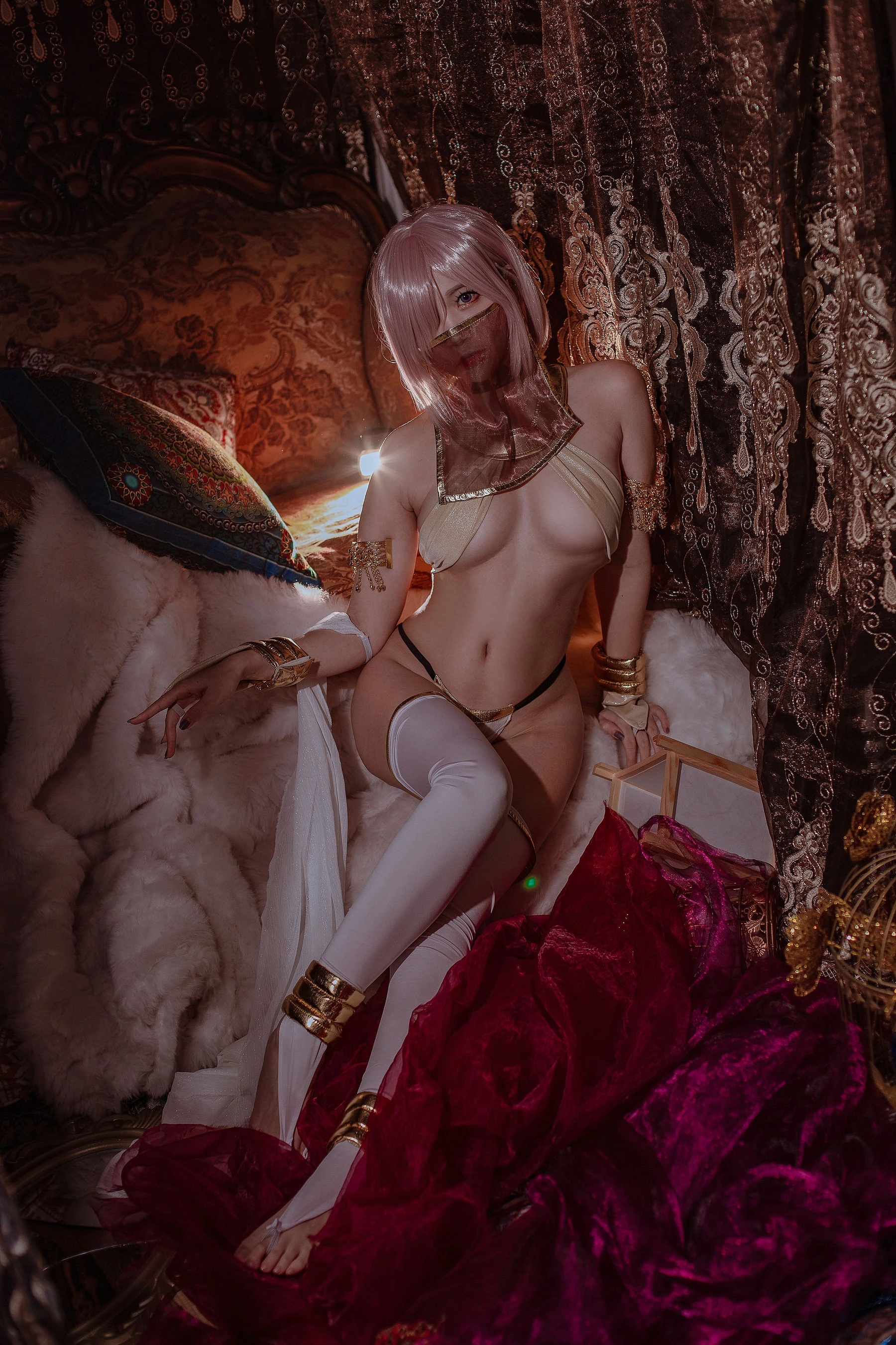 人气Coser二佐Nisa – fate玛修舞娘插图1