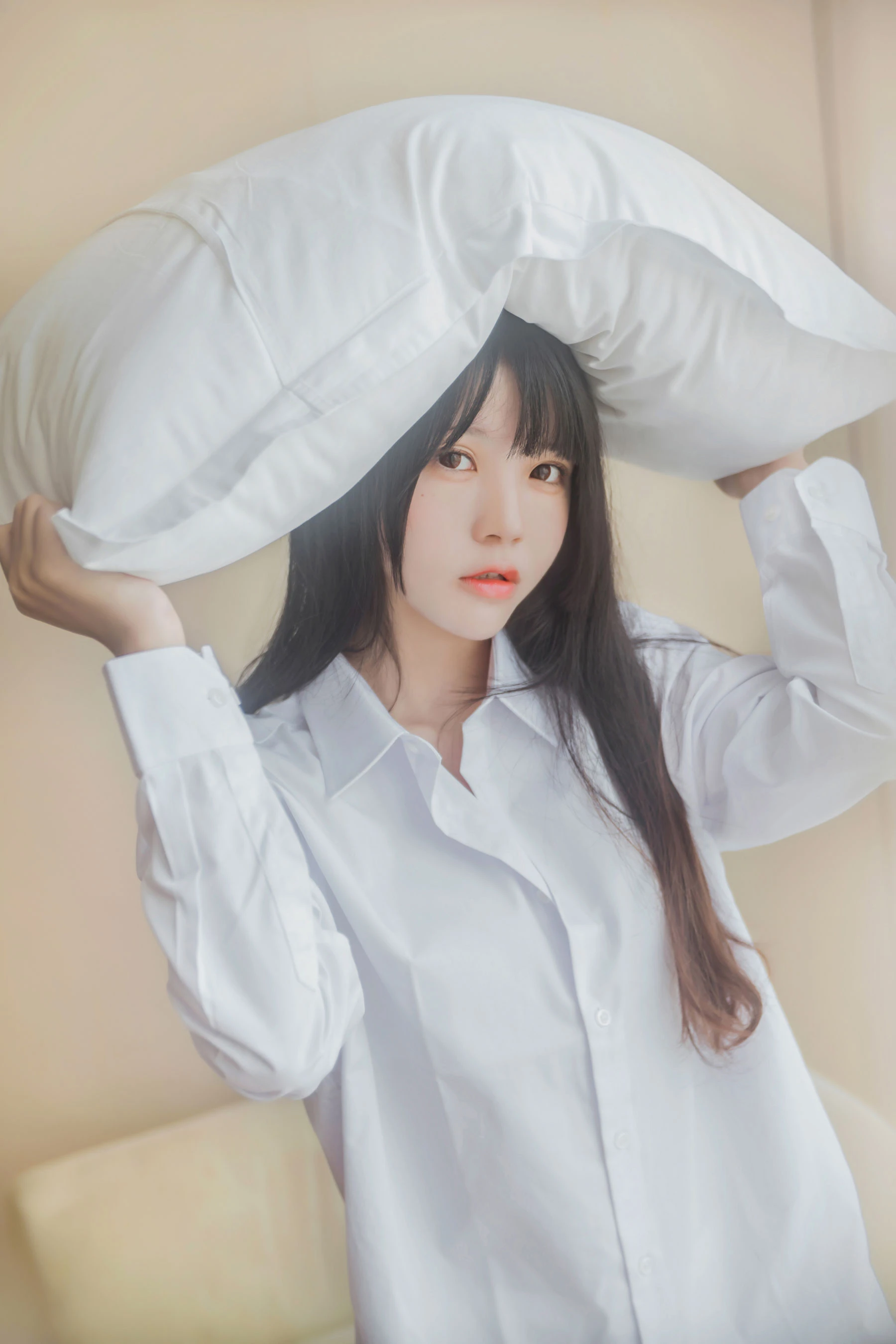 桜桃喵《桜桃未熟 – 白衬衫散发》插图8
