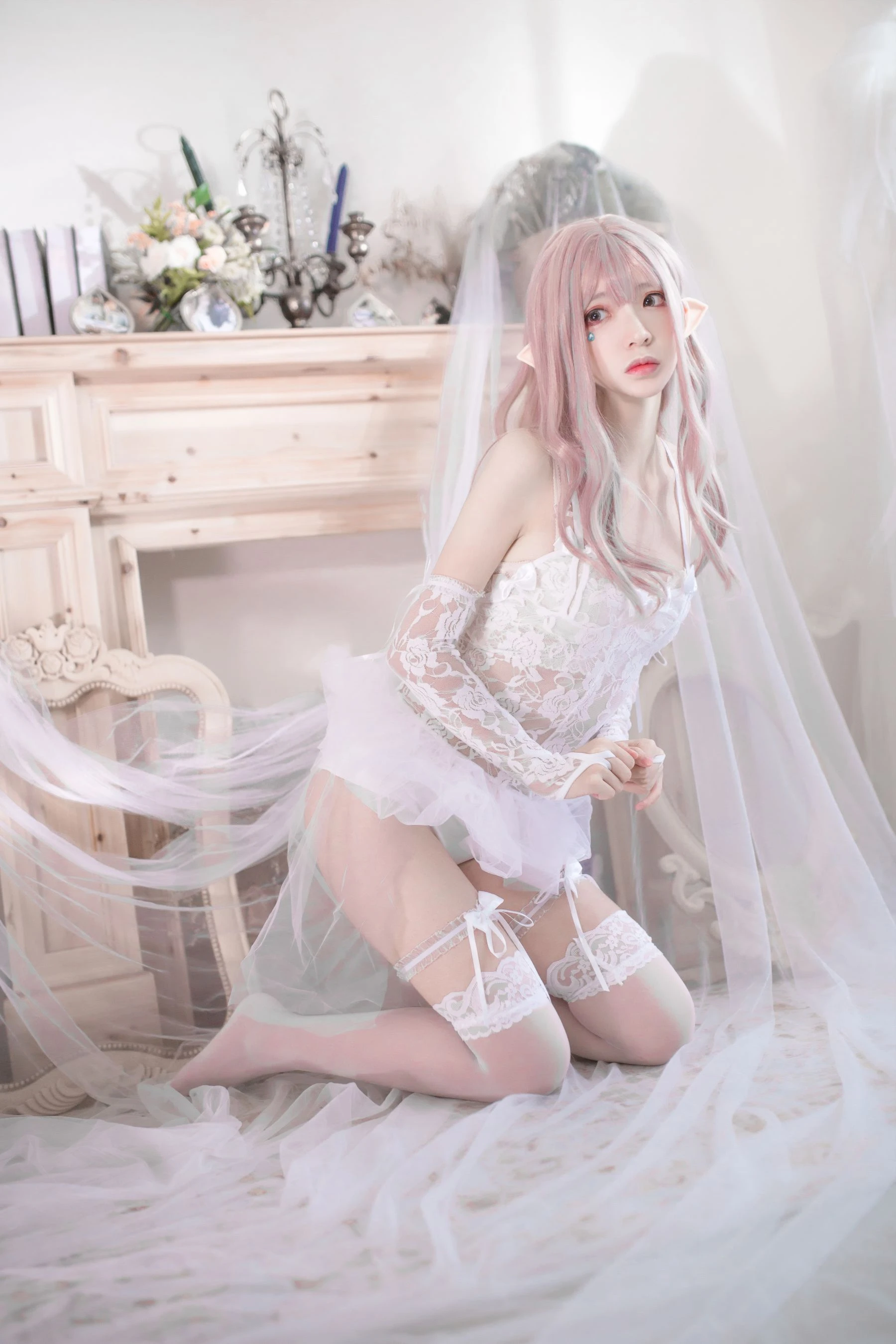疯猫ss – 纯白精灵 [29P]插图2