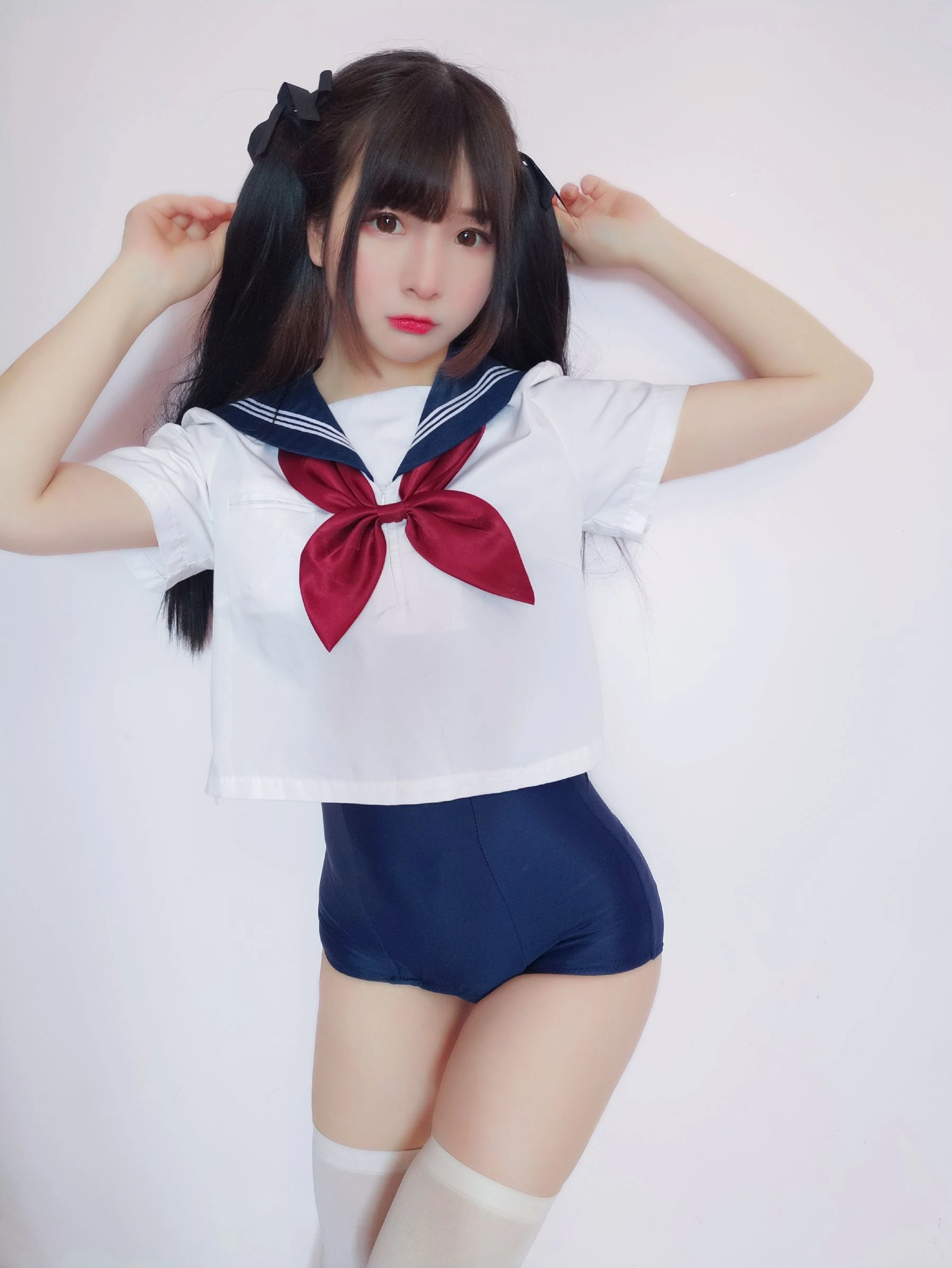 二次元美女古川kagura 水手服死库水插图1