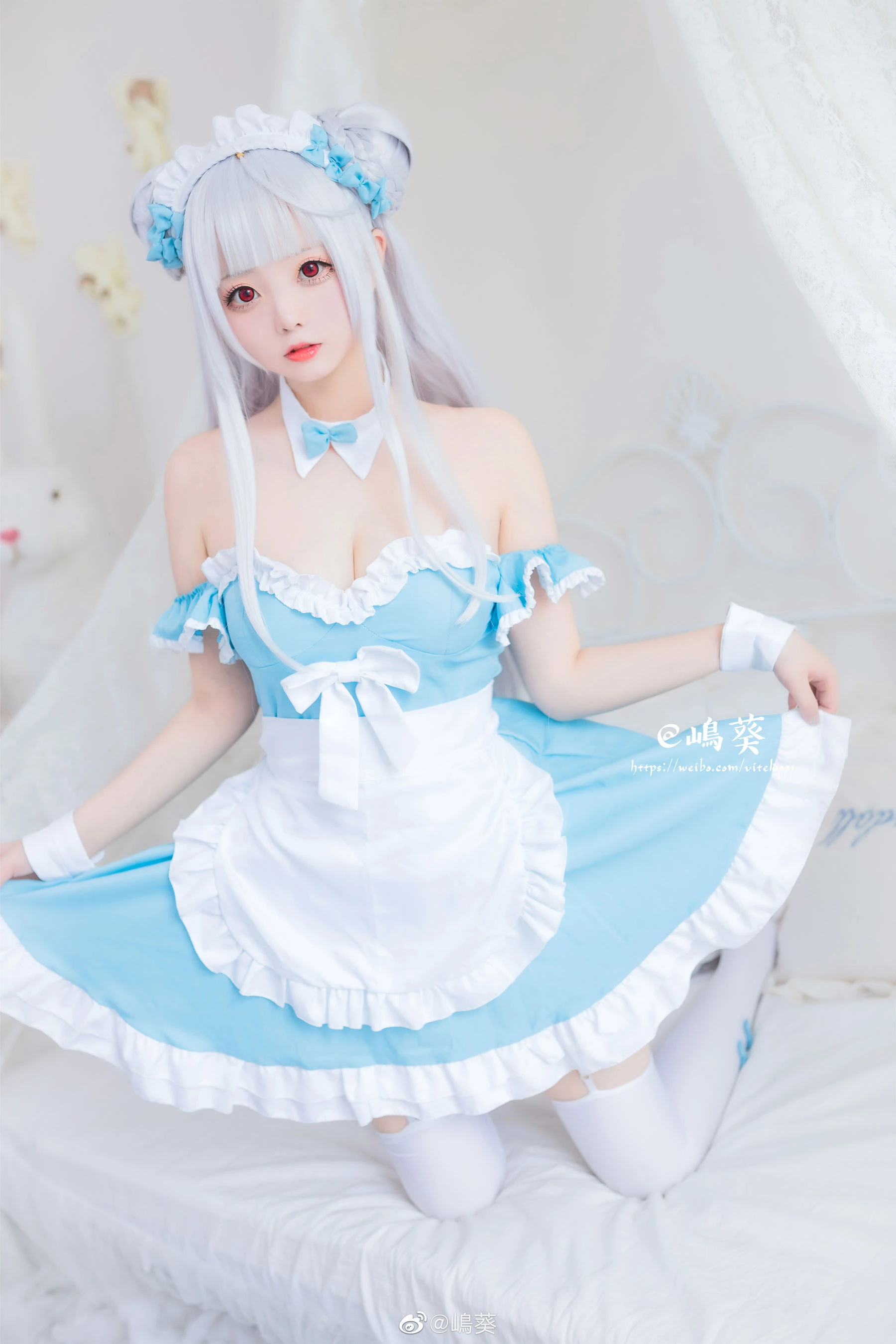微博美女嶋葵 小天鹅女仆插图8