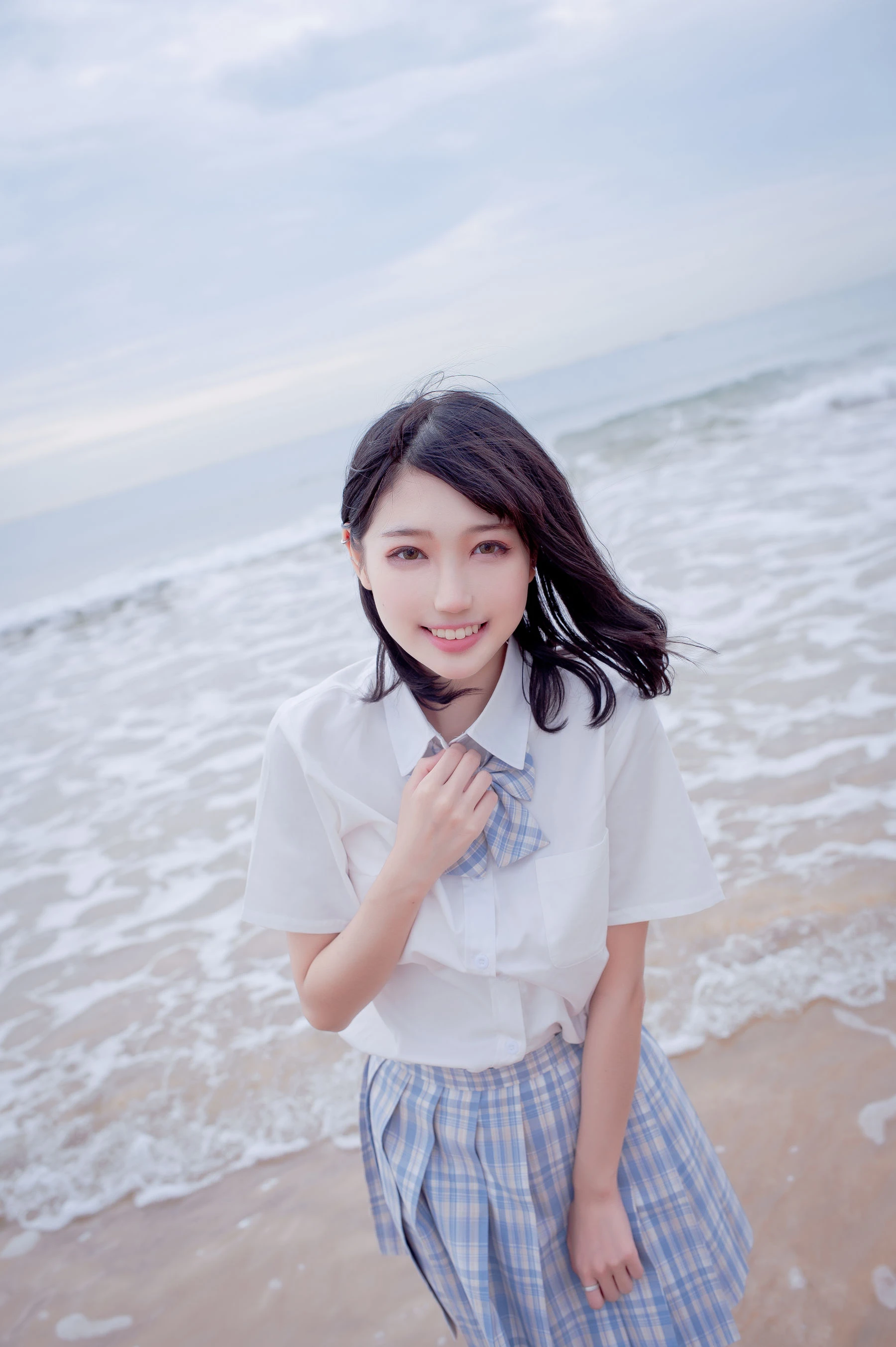 周叽是可爱兔兔 – 海边jk插图3