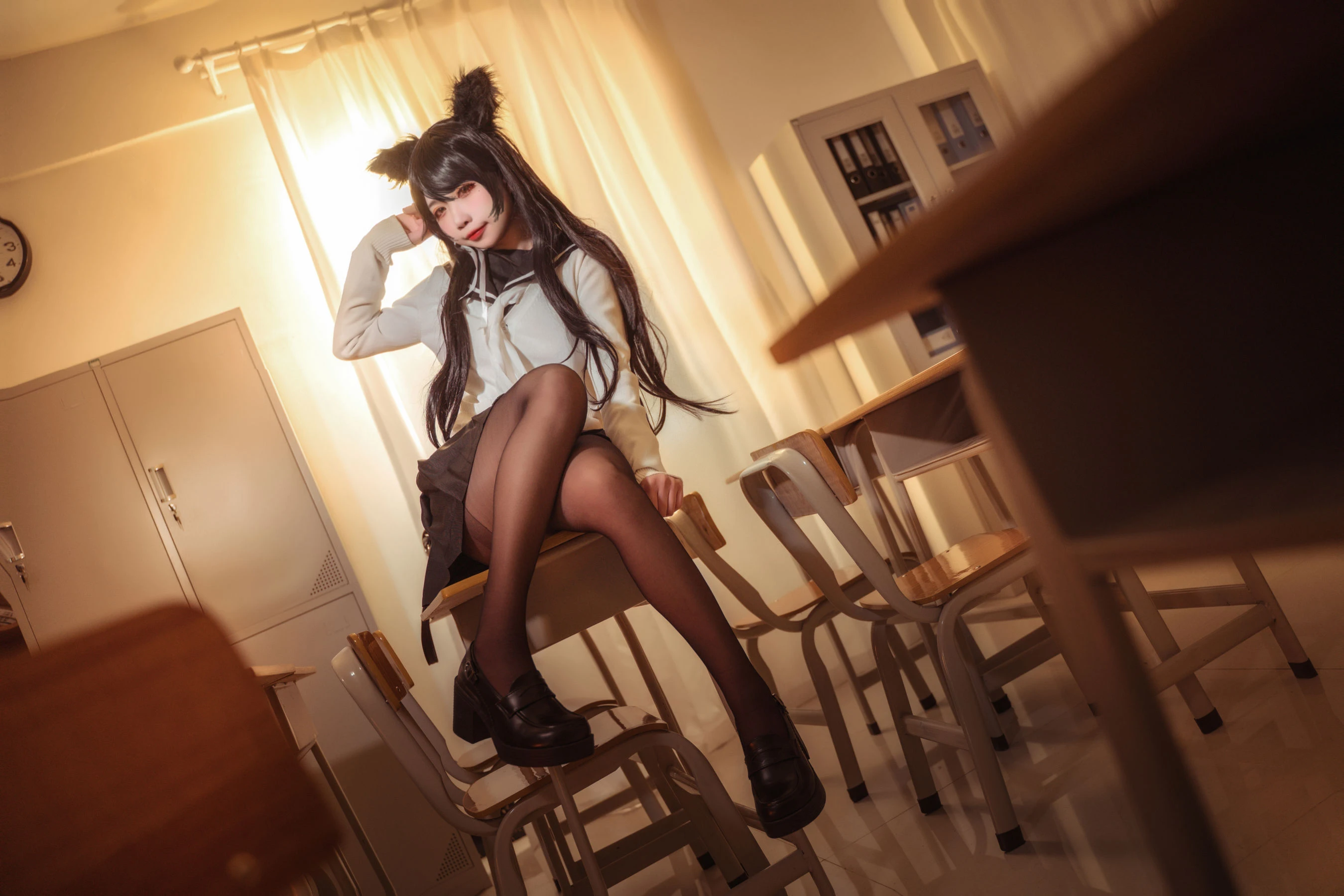 贞子蜜桃 – 碧蓝航线 爱宕高雄制服插图7