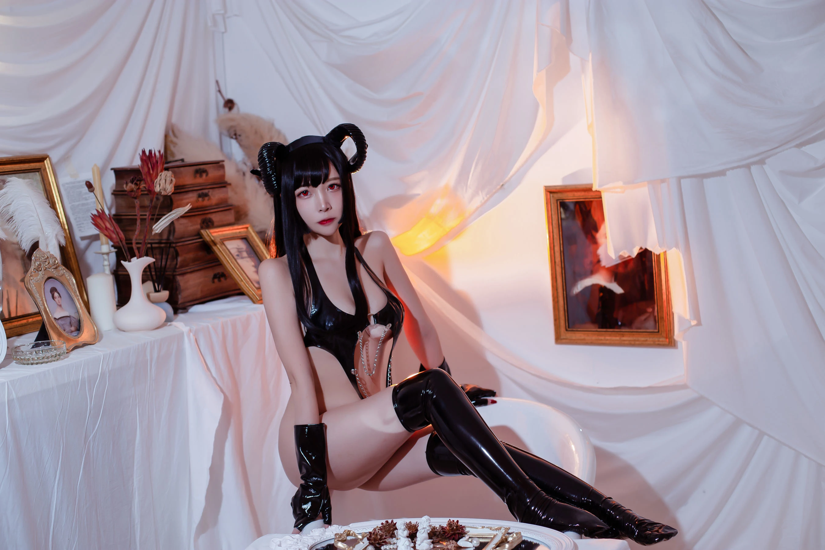 人气Coser二佐Nisa – 胶衣恶魔插图5