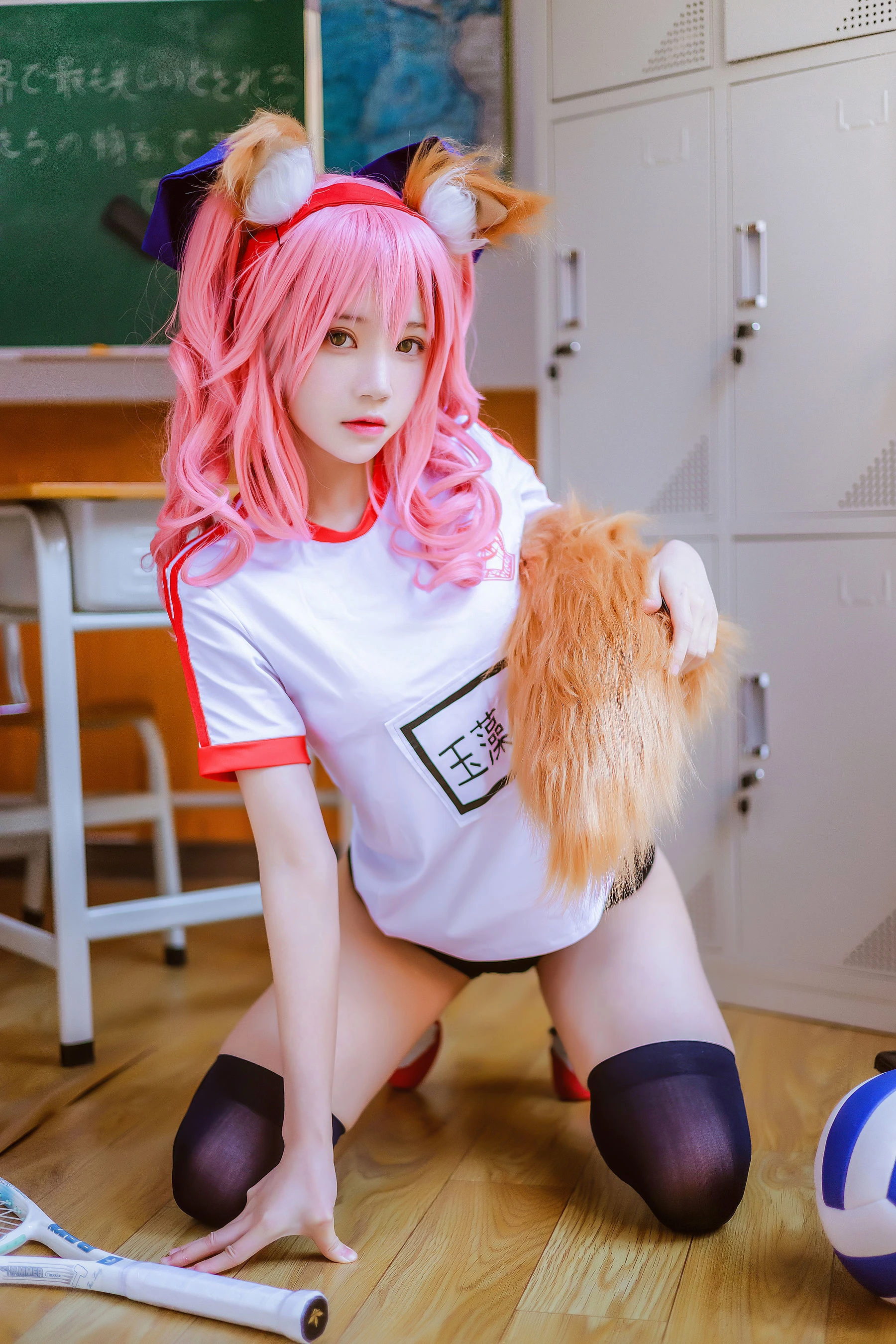 桜桃喵 – 玉藻前体操服插图5