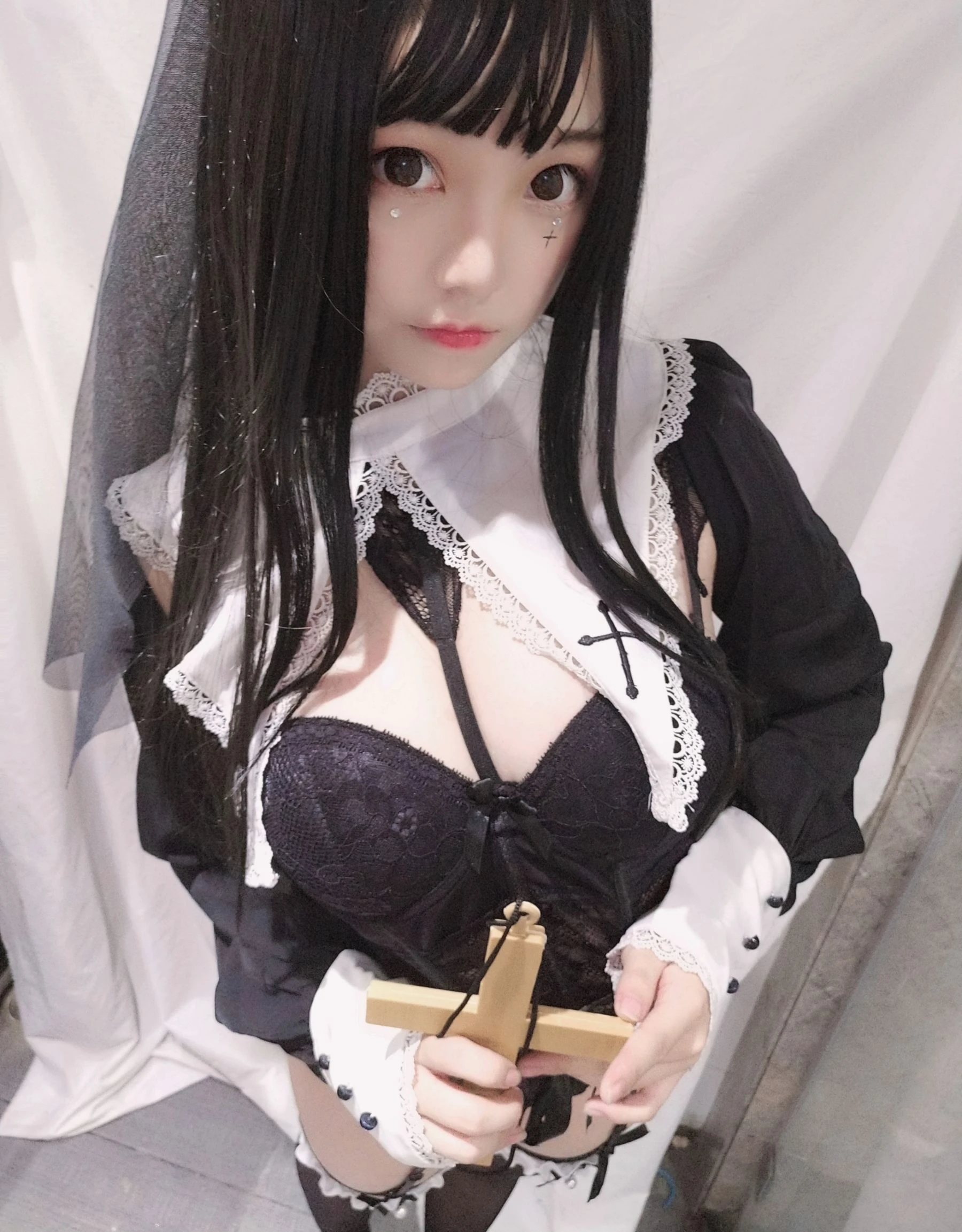 萌系小姐姐蜜汁猫裘 – 修女插图4