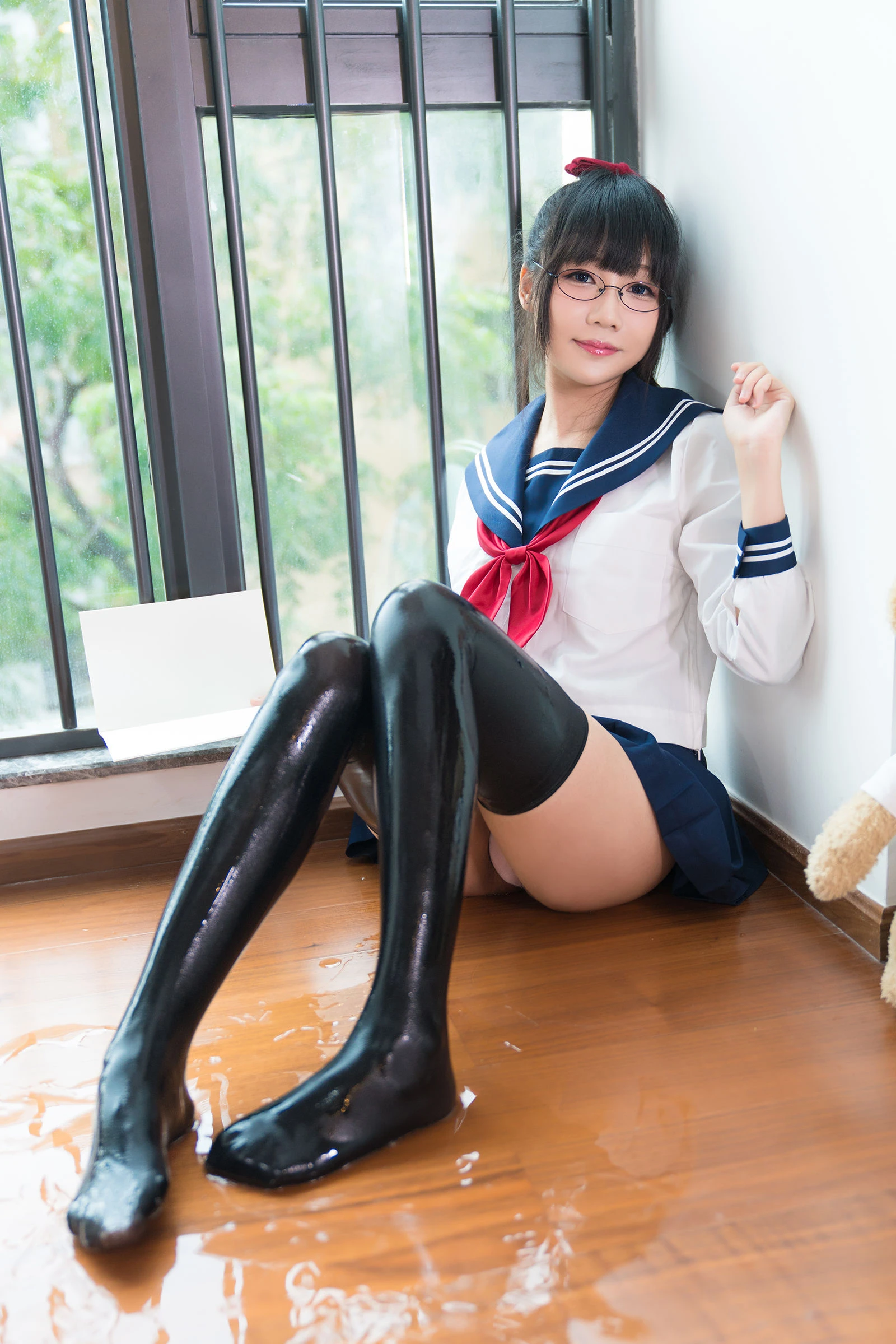 銘銘Kizami 湿湿的JK [42P]插图5