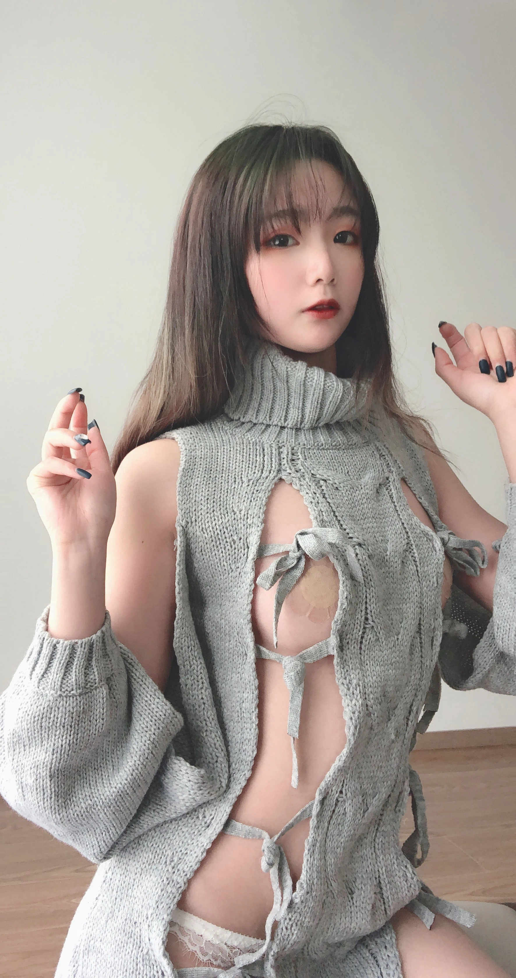 萌妹是青水 露背毛衣高清在线免费欣赏–微密图社-微密图社