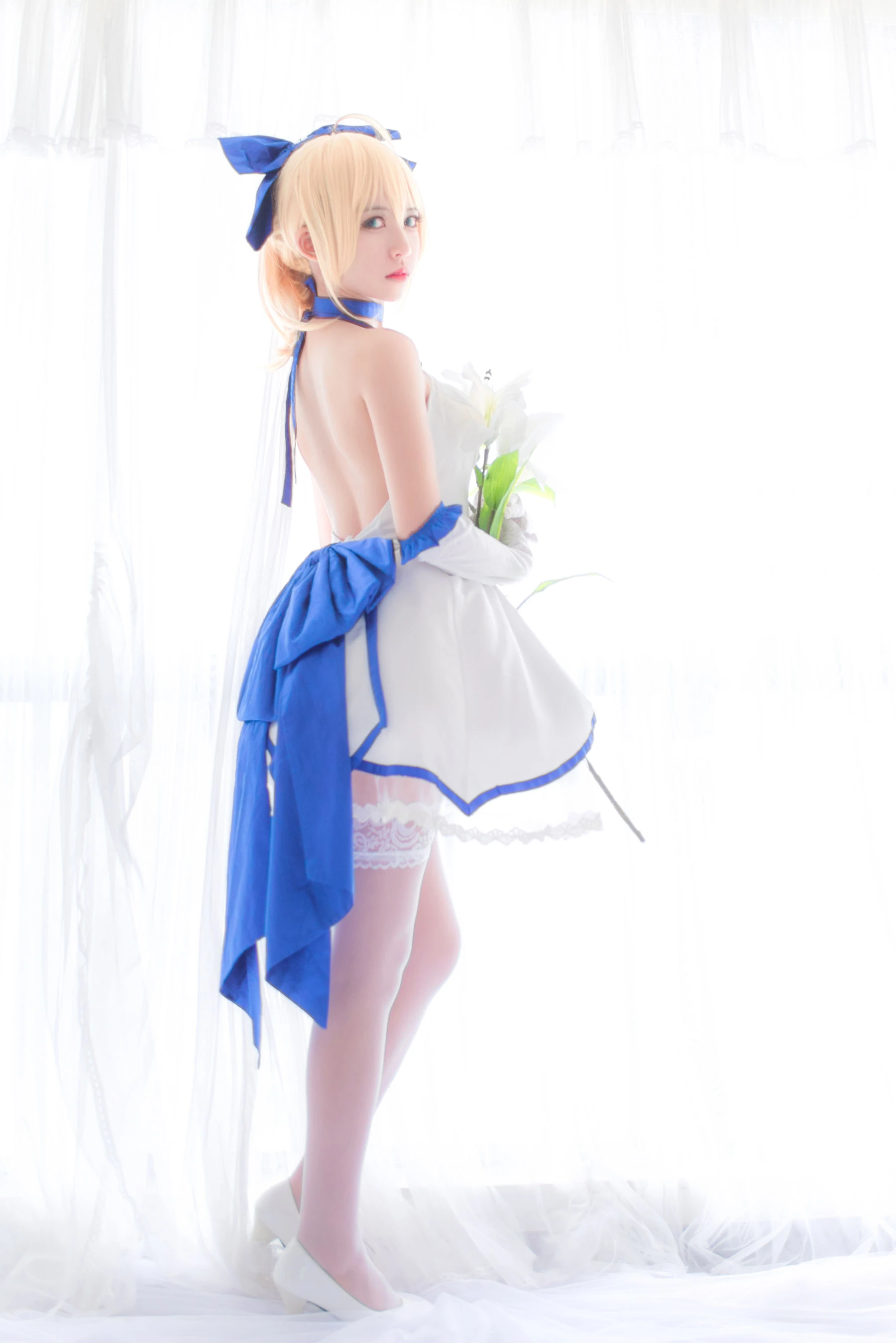 超人气Coser鳗鱼霏儿 – 青春女仆插图6