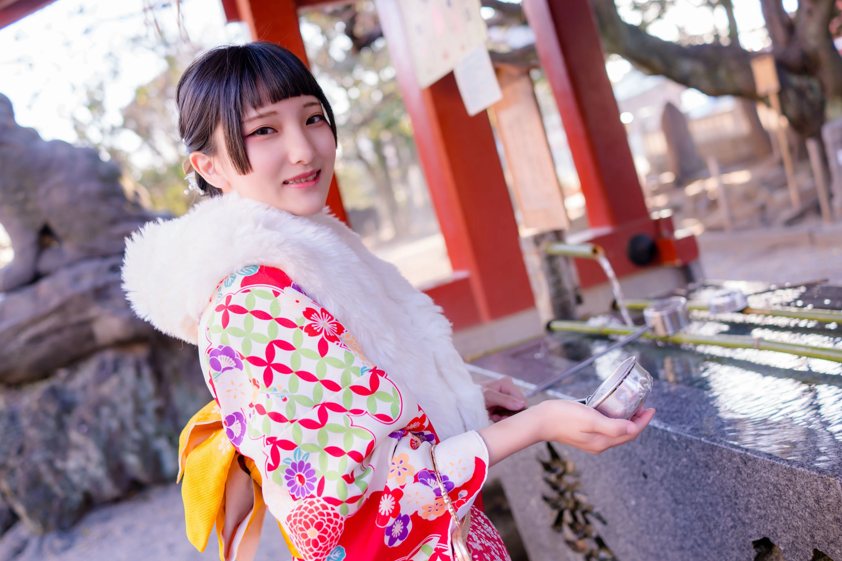 [Fantasy Factory] 小丁Cosplay – 和服 猫女女仆插图1