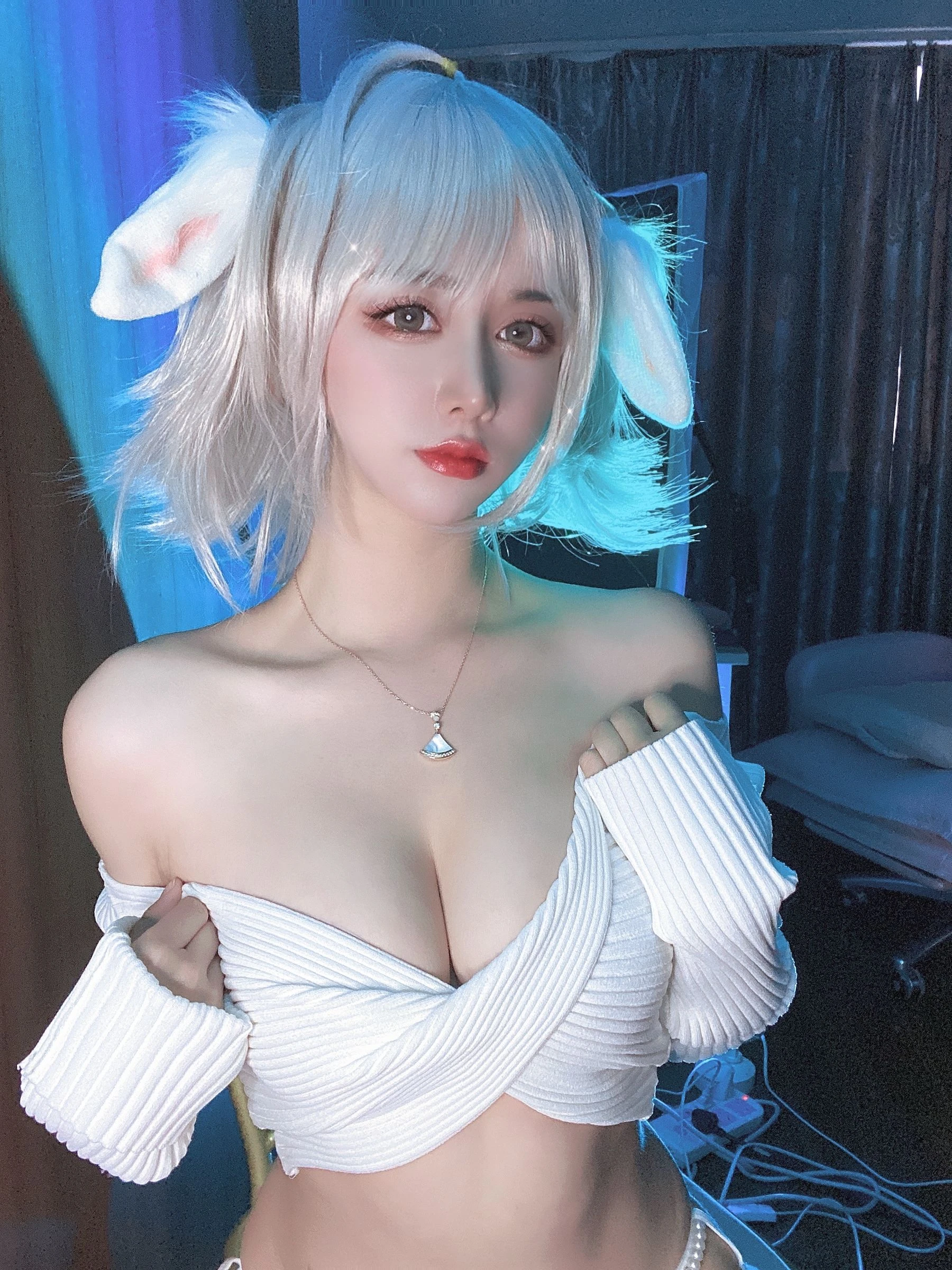斗鱼米线线sama写真 – 兔子小姐插图1