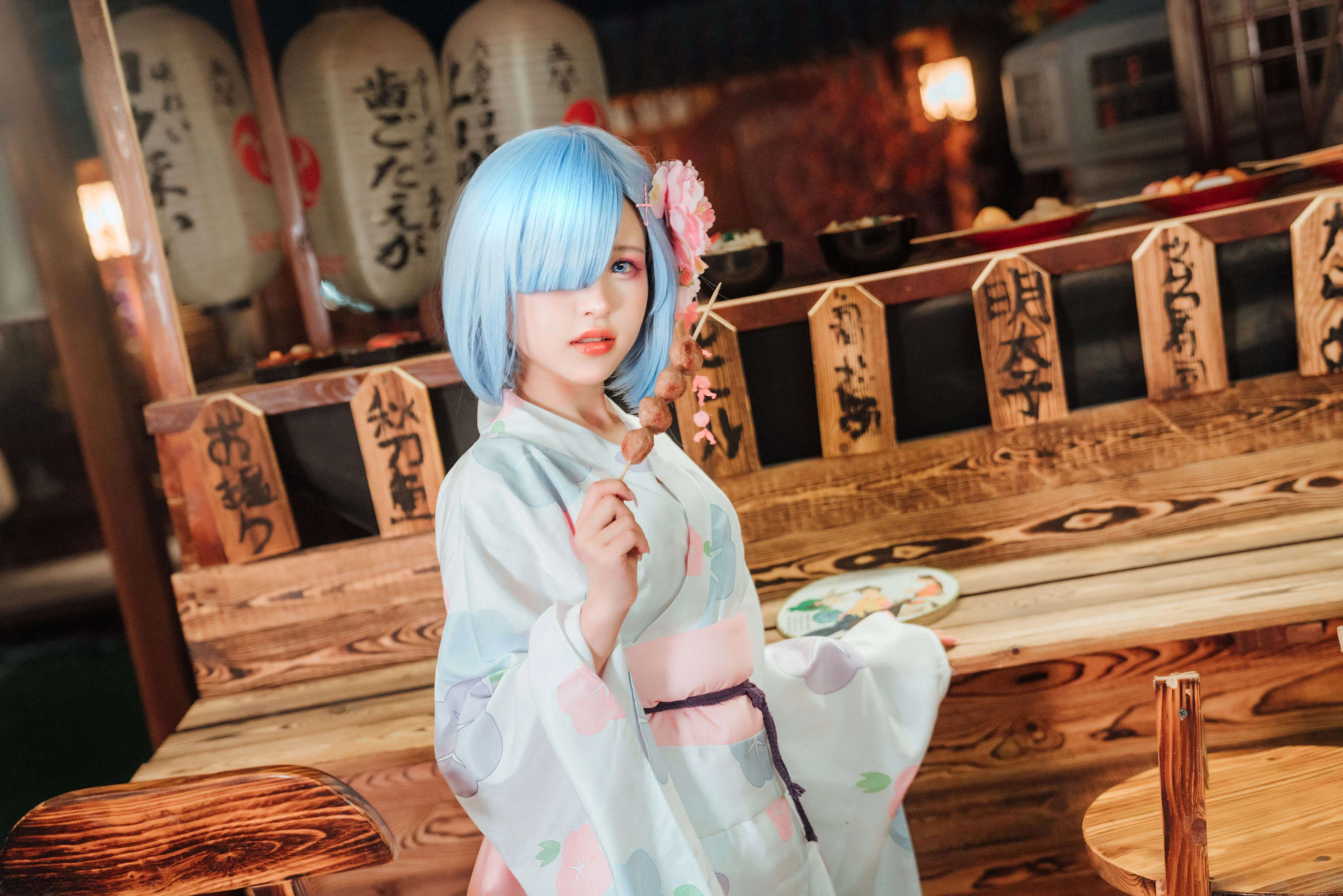 美少女晕崽 – 和服雷姆插图7