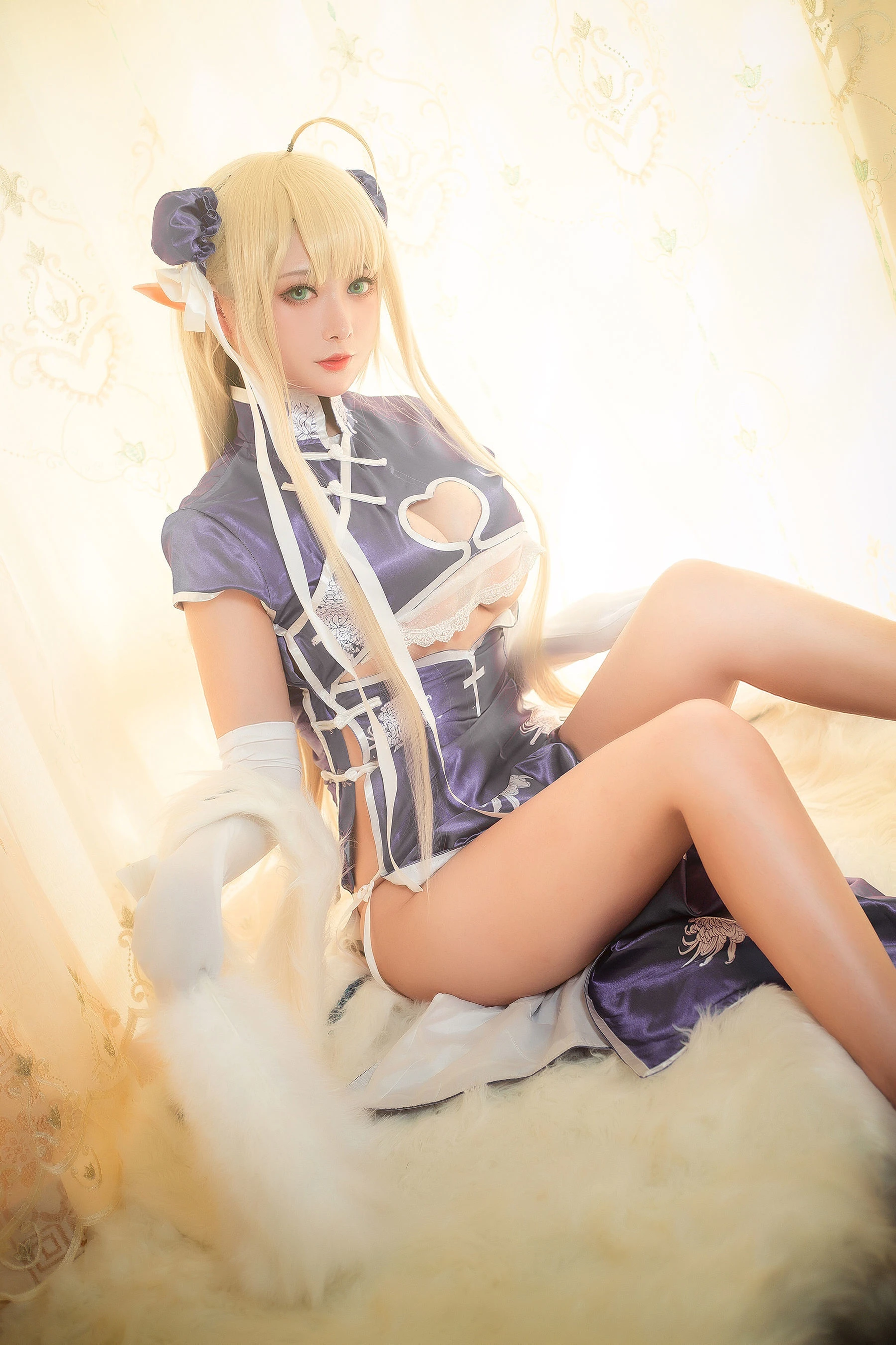 高颜值coser念念_D – 半人马旗袍插图4