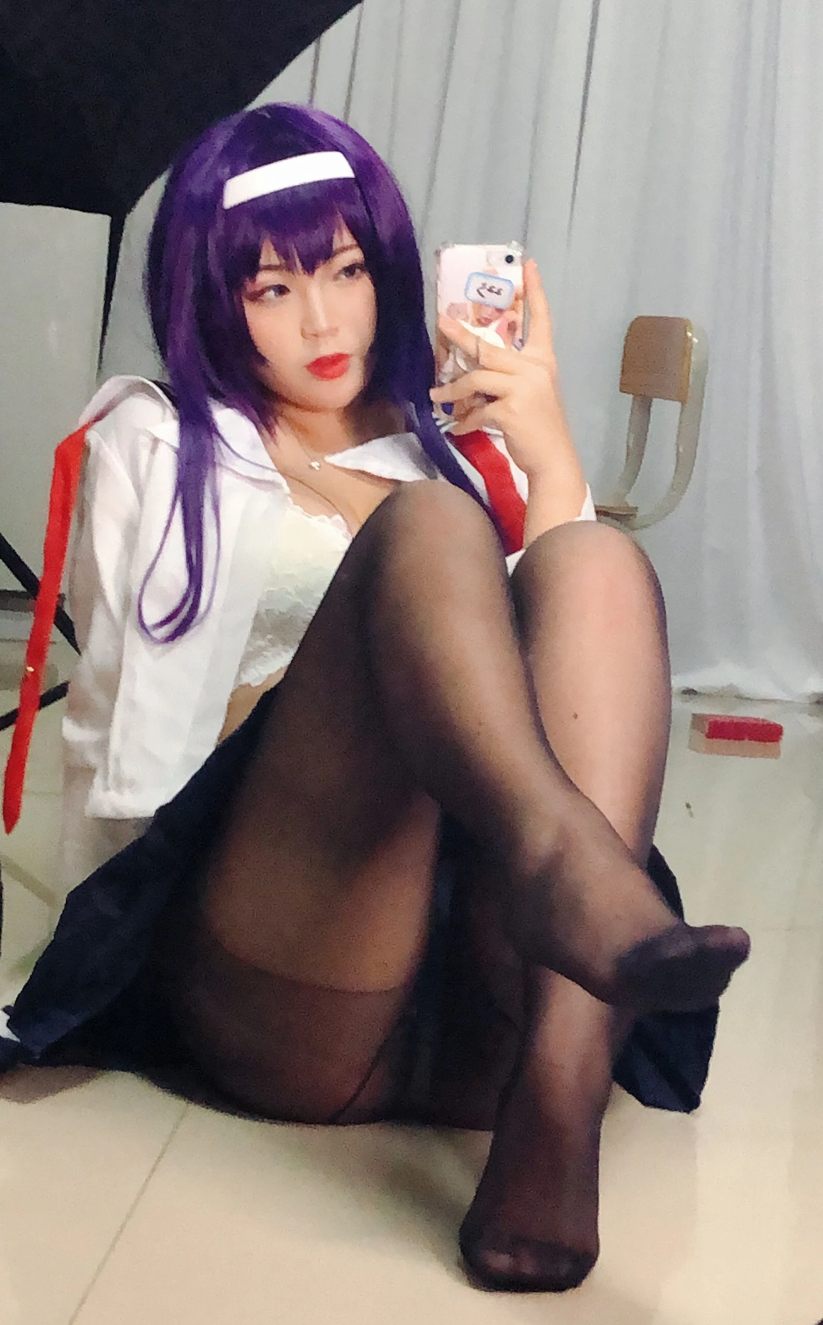 萌系小姐姐-白烨- – 学姐校服插图8