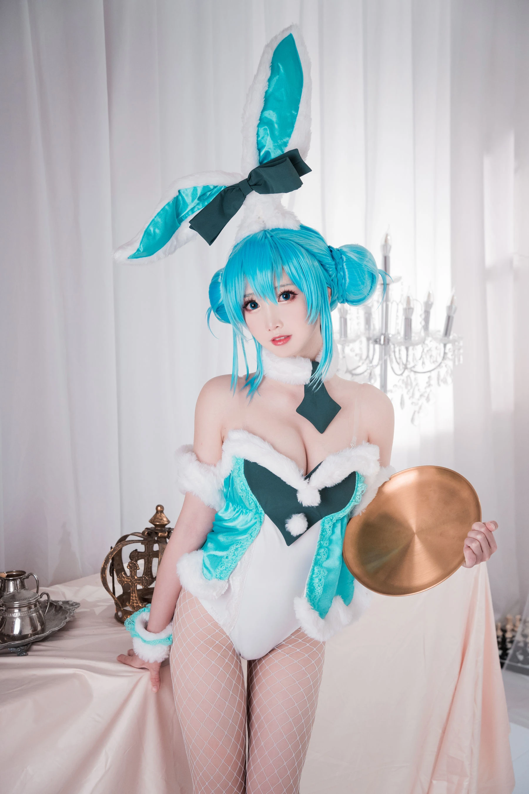 可爱人气Coser面饼仙儿 – 初音兔女郎 [17P]插图3