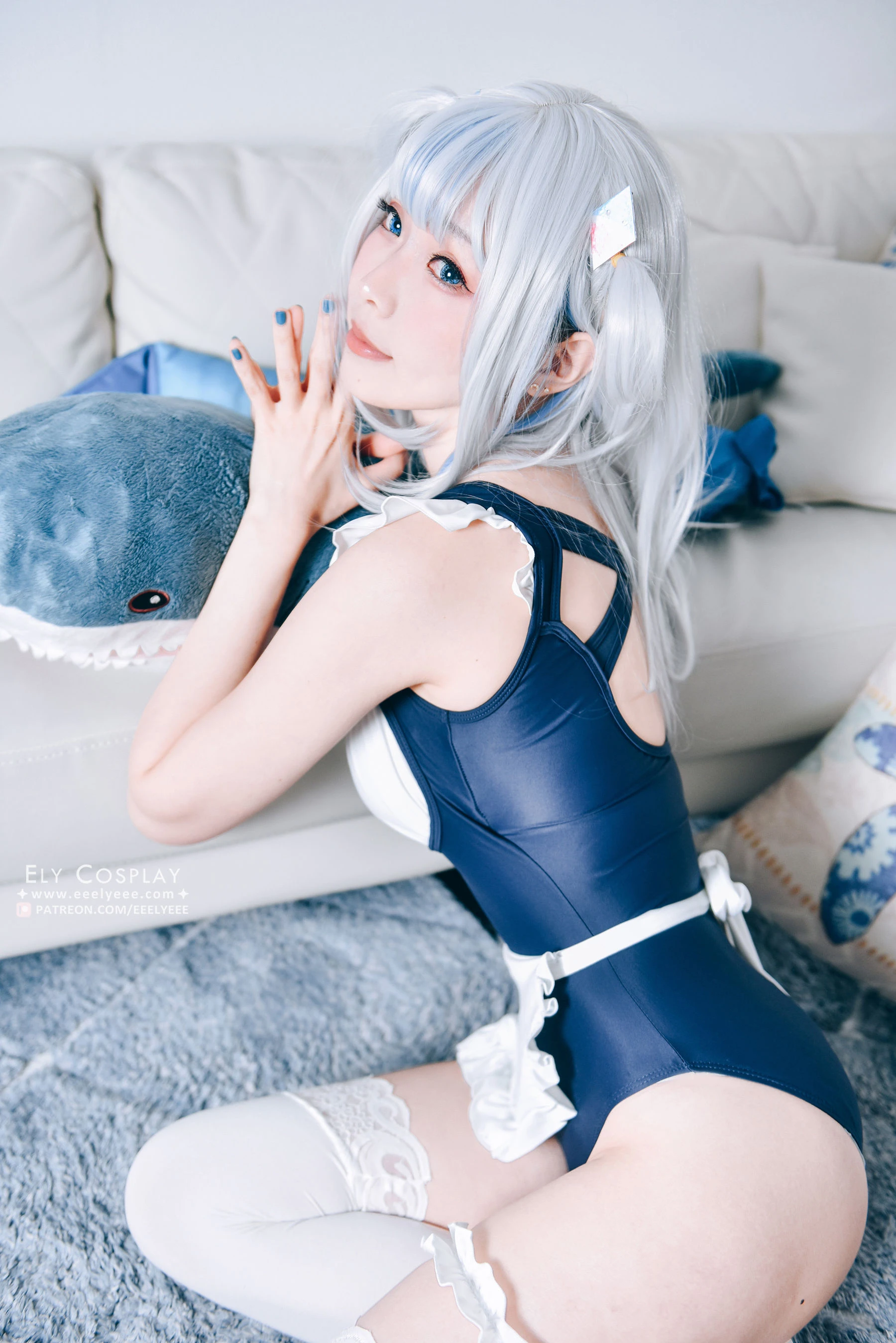 Ely_eee(ElyEE子) – 噶呜・古拉(小鲨鲨) 泳装插图8
