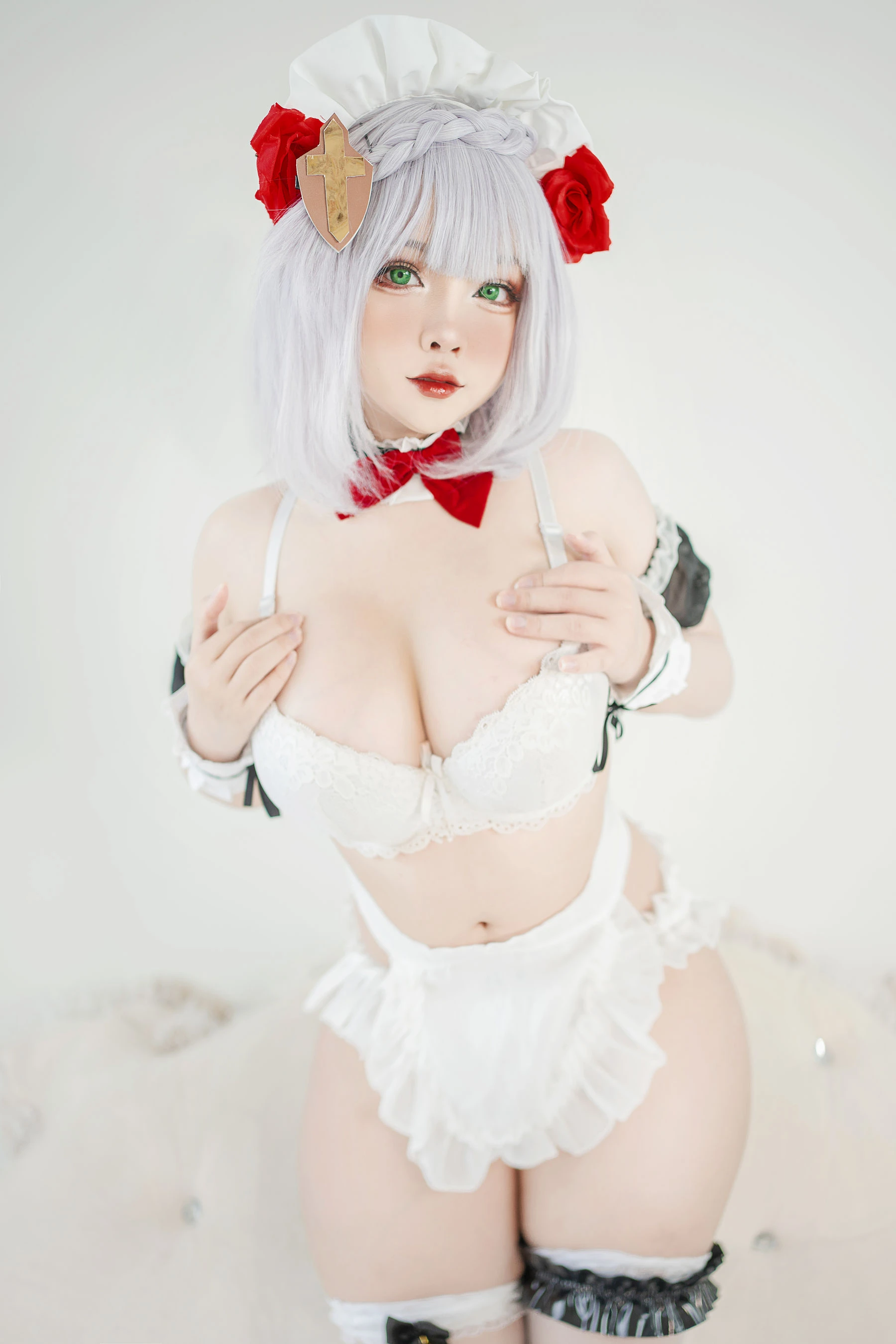 Sayo Momo – Genshin Impact Noelle Maid [10P]插图4