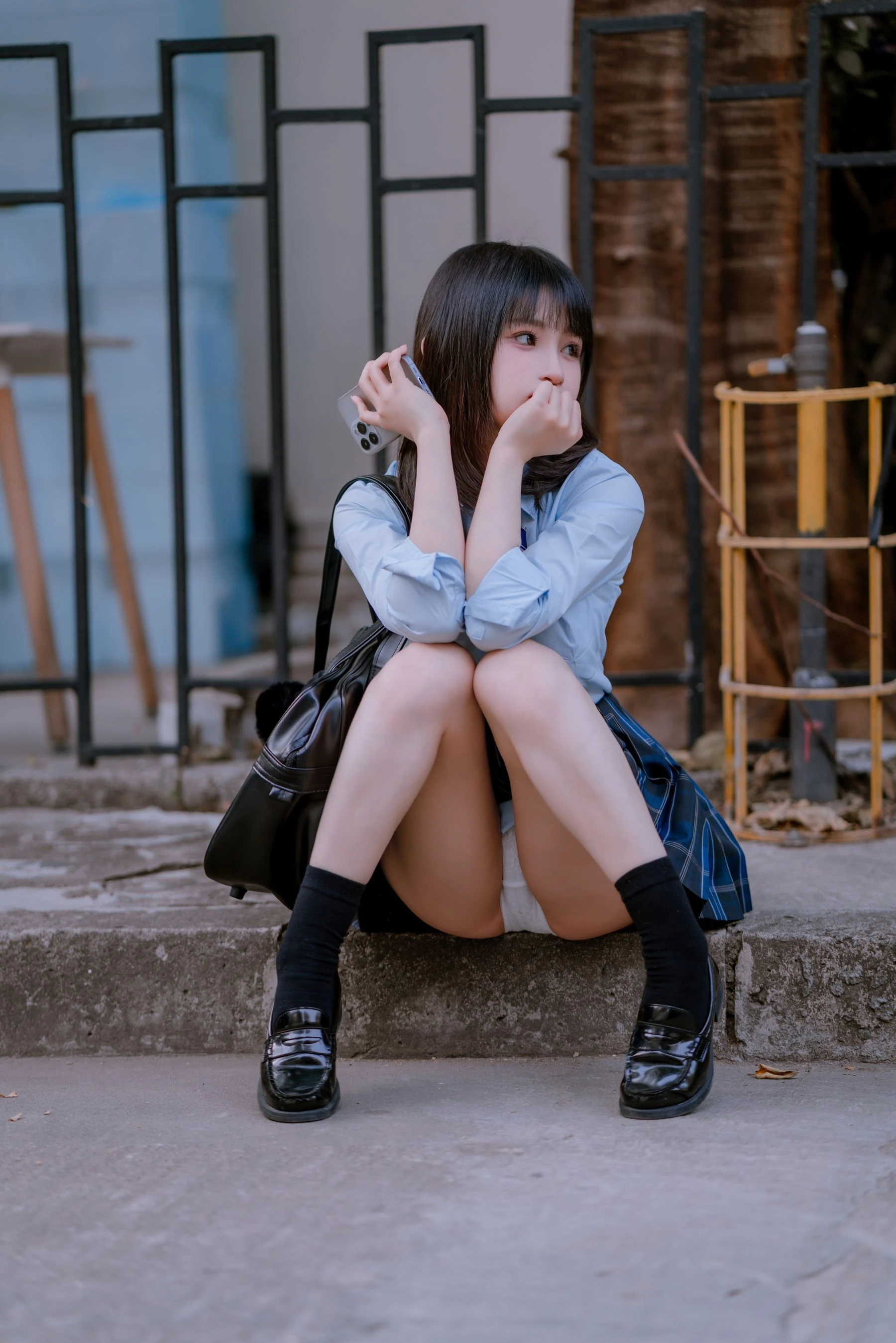 桜井宁宁 – JK之居家 [66P]插图2